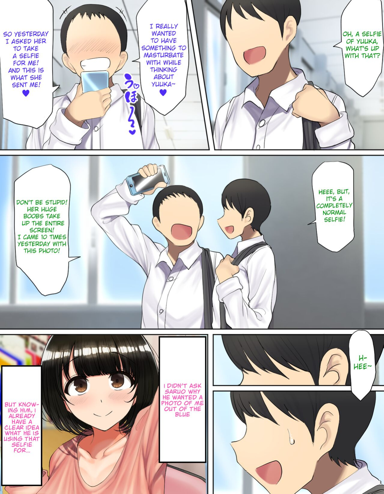 [Hamusuta-nonikomi (Motsuaki)] YUUKA'S VERSION of Because my childhood friend is not interested in sex, I fucked his friend instead [Rewrite]