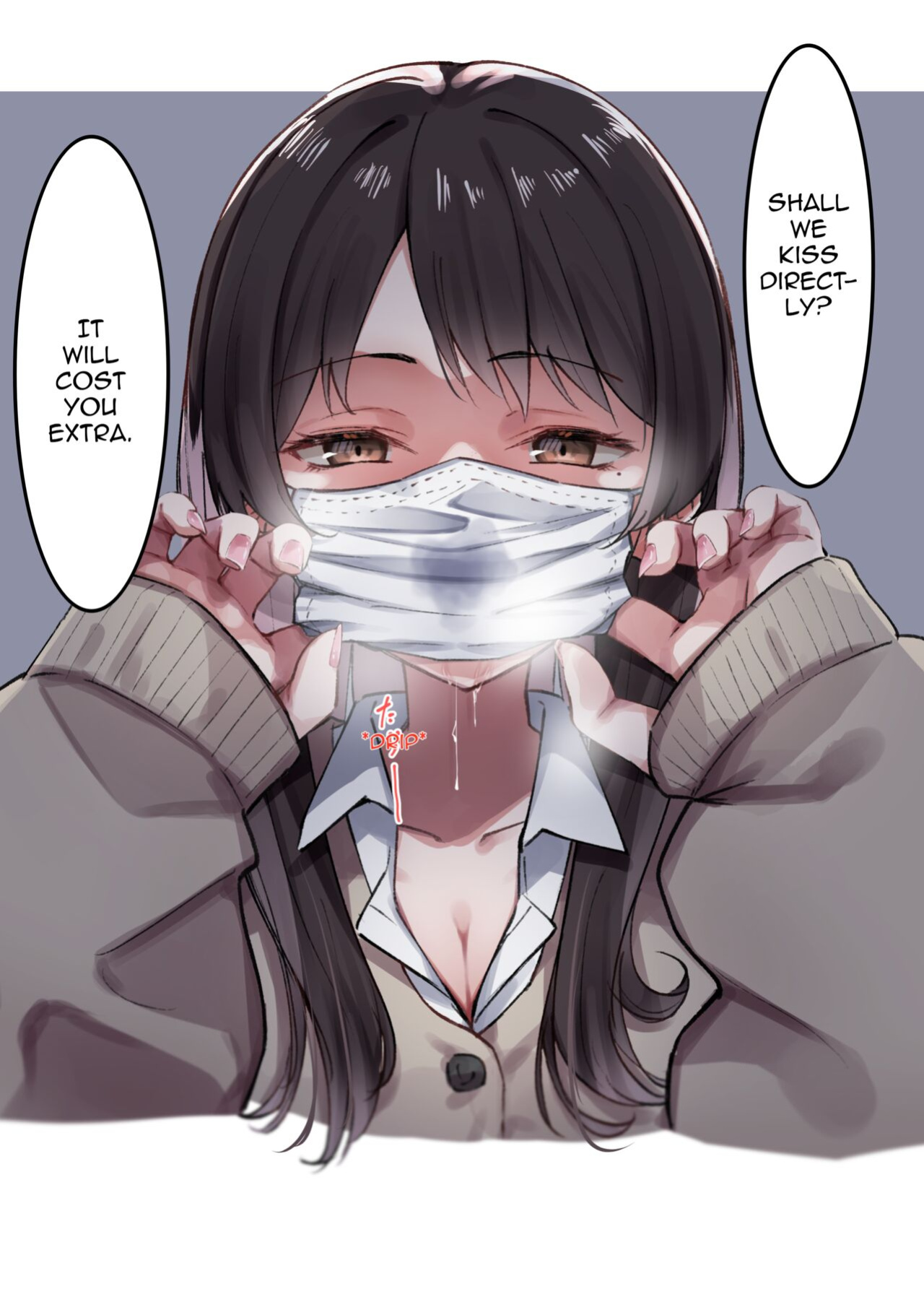 [MM] Mask JK to Berochuu | French Kiss with a Masked Female Student [Micicle]