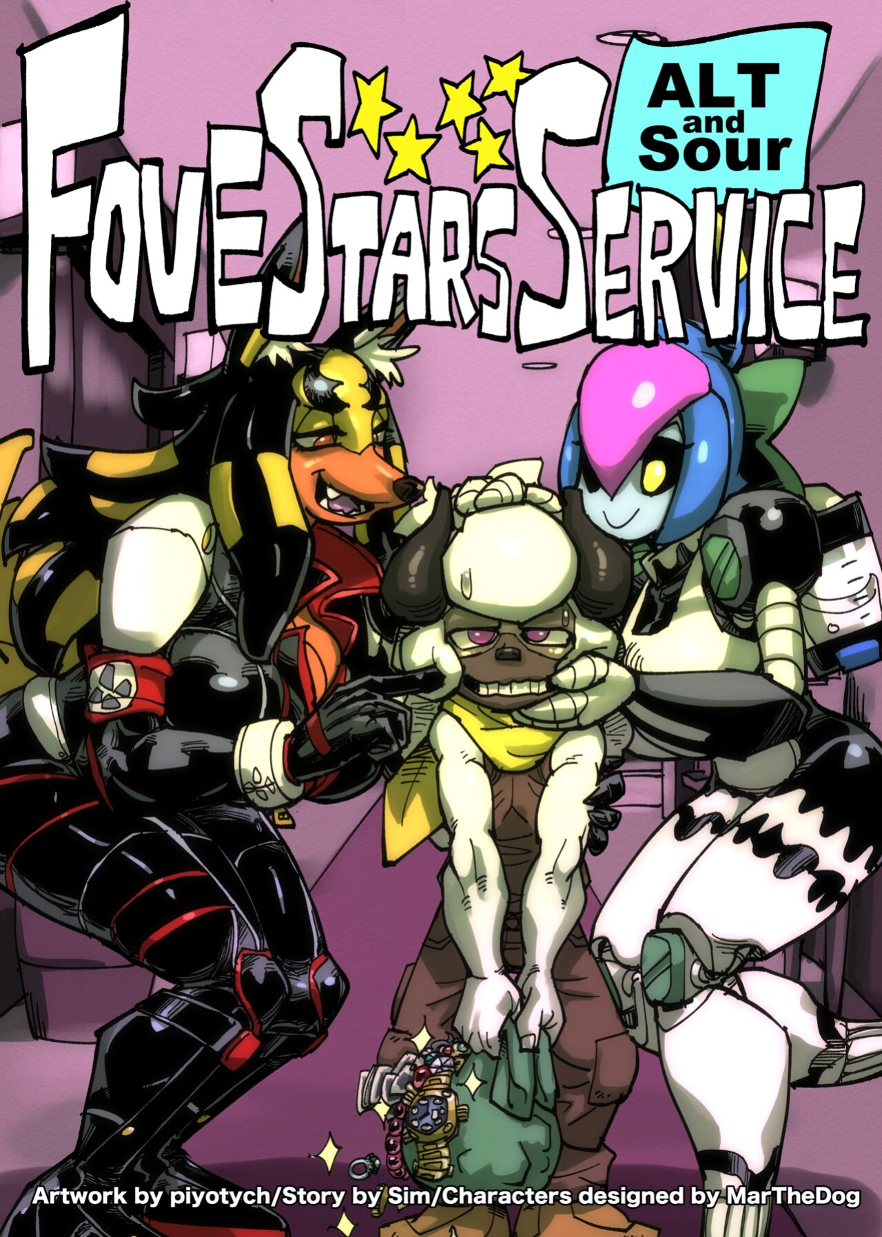 [Piyotycho] 5 Stars service (Strikethrough)