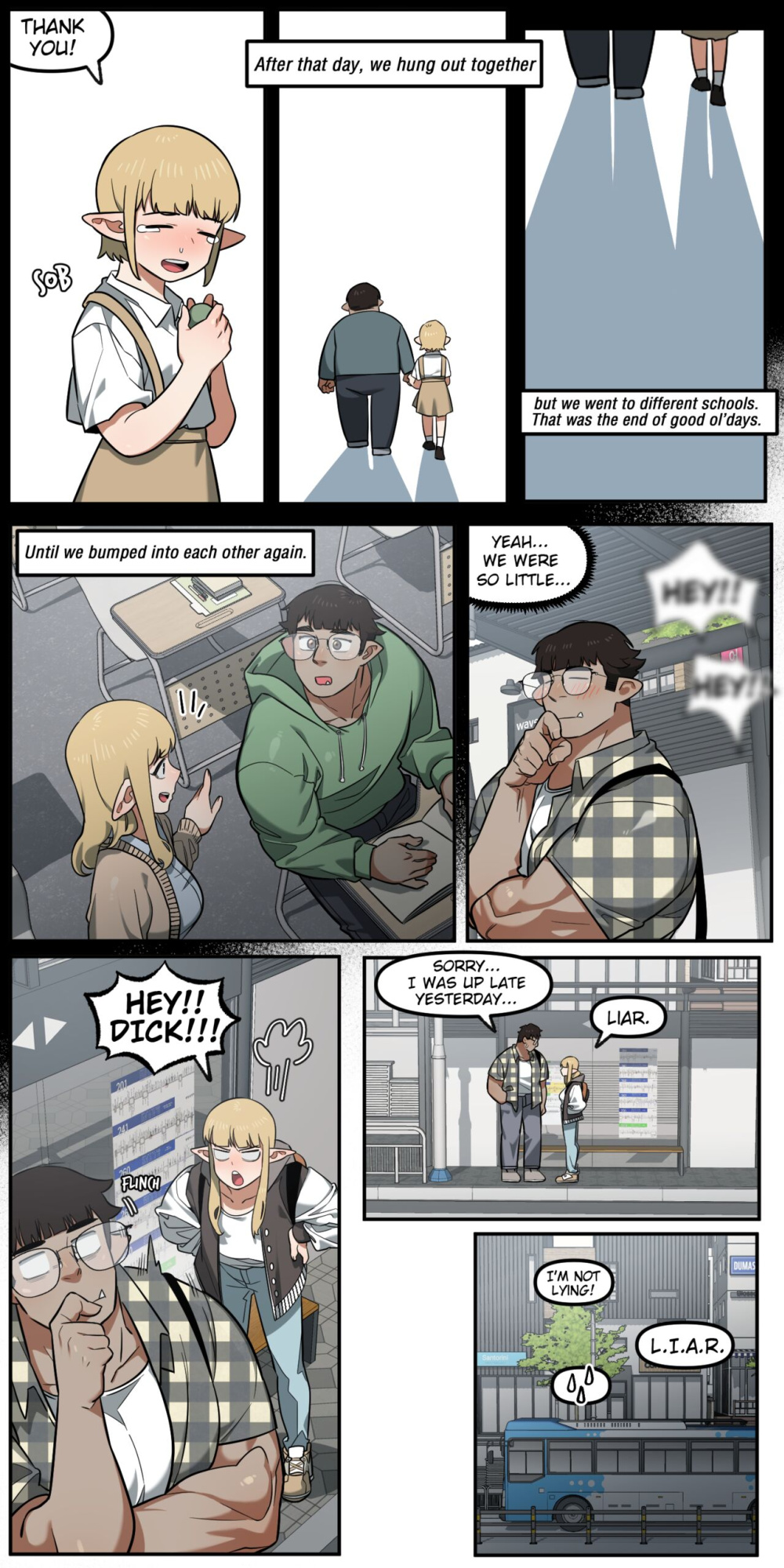 [6no1] My childhood friend turned out to be a live streaming pornstar! Ch. 1 [Uncensored]