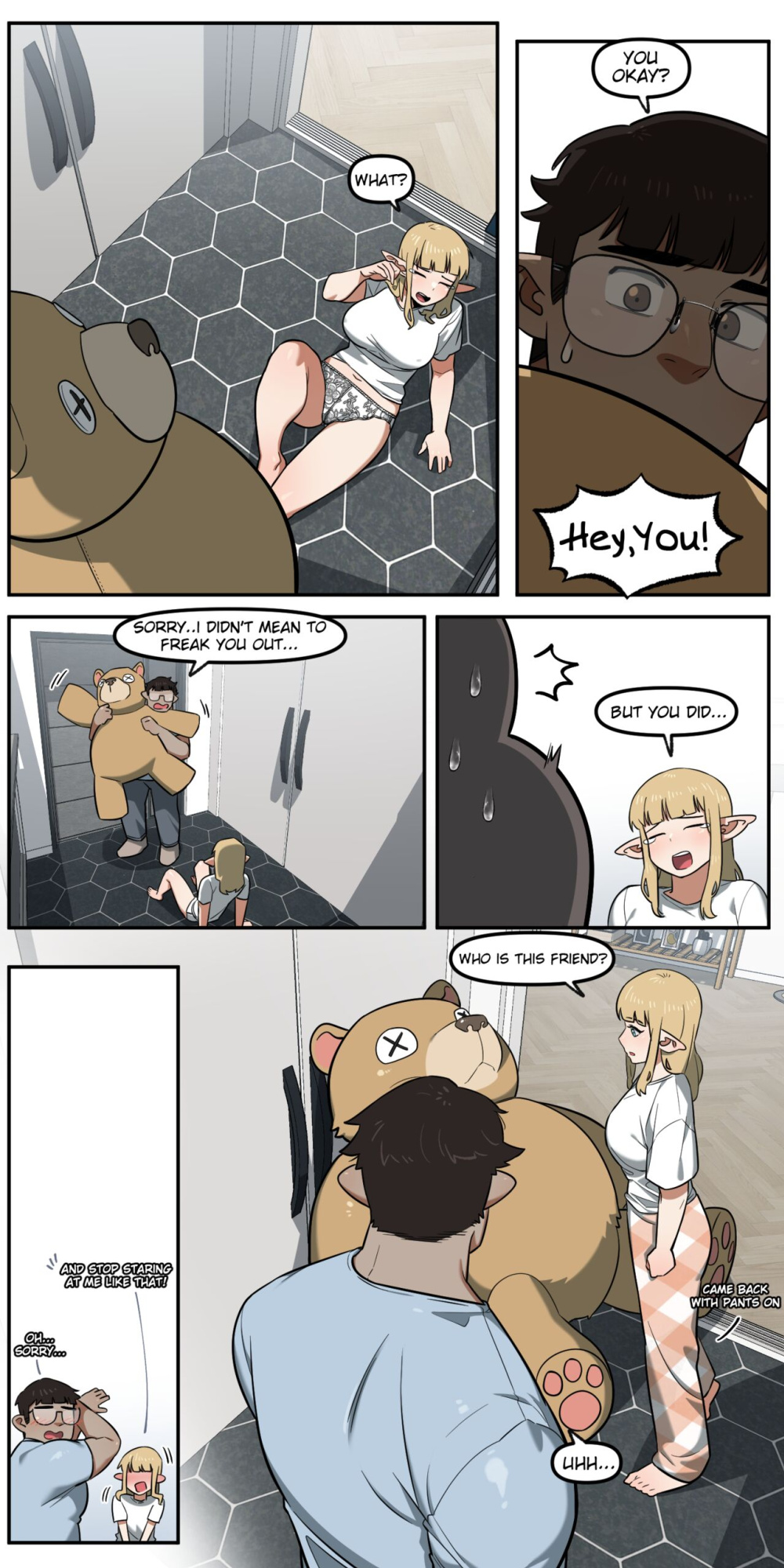 [6no1] My childhood friend turned out to be a live streaming pornstar! Ch. 1 [Uncensored]