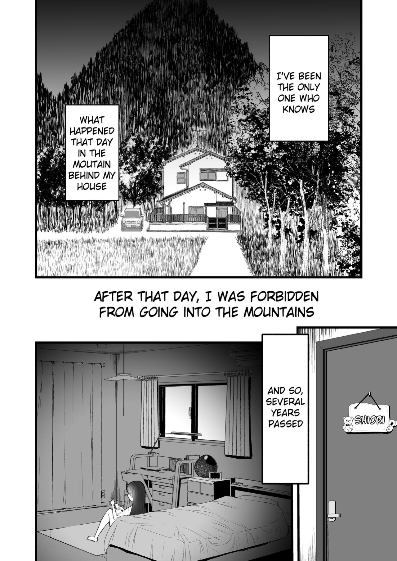 [kmtbknm (mattro)] Kaishoku Suru Ori ~Yama de Kaii ni Miirareta Watashi~ | I was Entranced by the Ghost in the Mountains [Pangean]