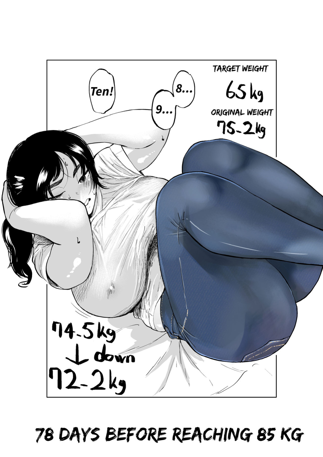 [Fukuhara Takaya] Ai Gains 10kg in 100 Days + Ai aims for 100kg