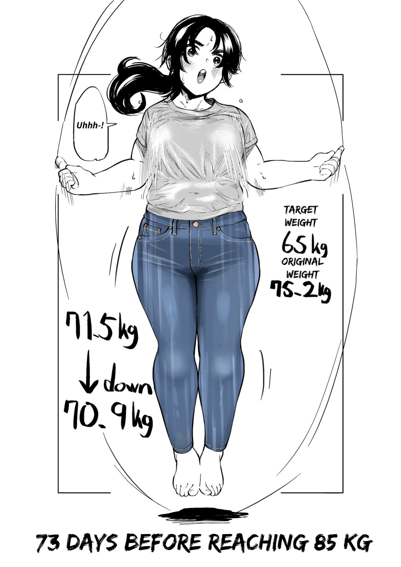 [Fukuhara Takaya] Ai Gains 10kg in 100 Days + Ai aims for 100kg