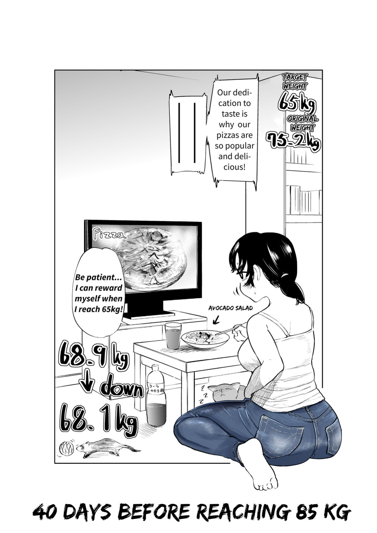 [Fukuhara Takaya] Ai Gains 10kg in 100 Days + Ai aims for 100kg