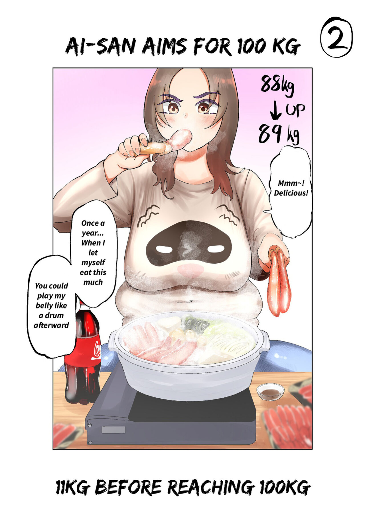 [Fukuhara Takaya] Ai Gains 10kg in 100 Days + Ai aims for 100kg