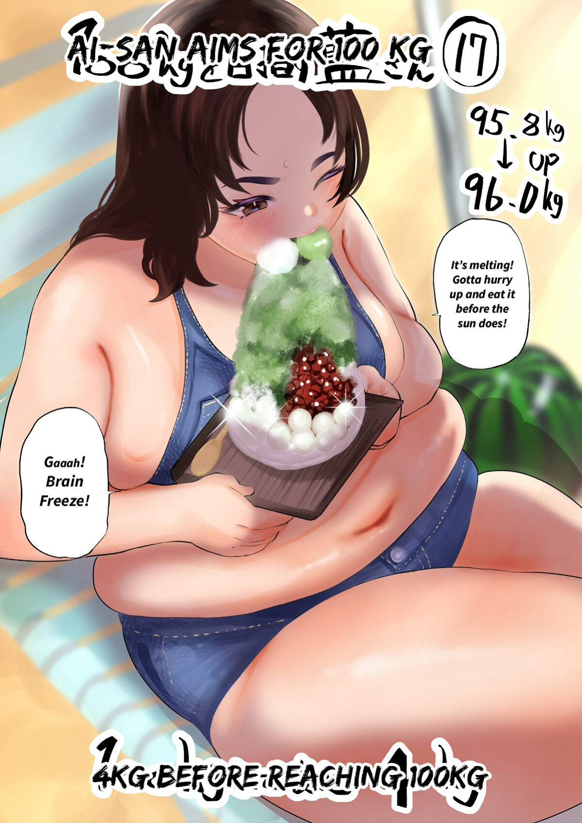 [Fukuhara Takaya] Ai Gains 10kg in 100 Days + Ai aims for 100kg