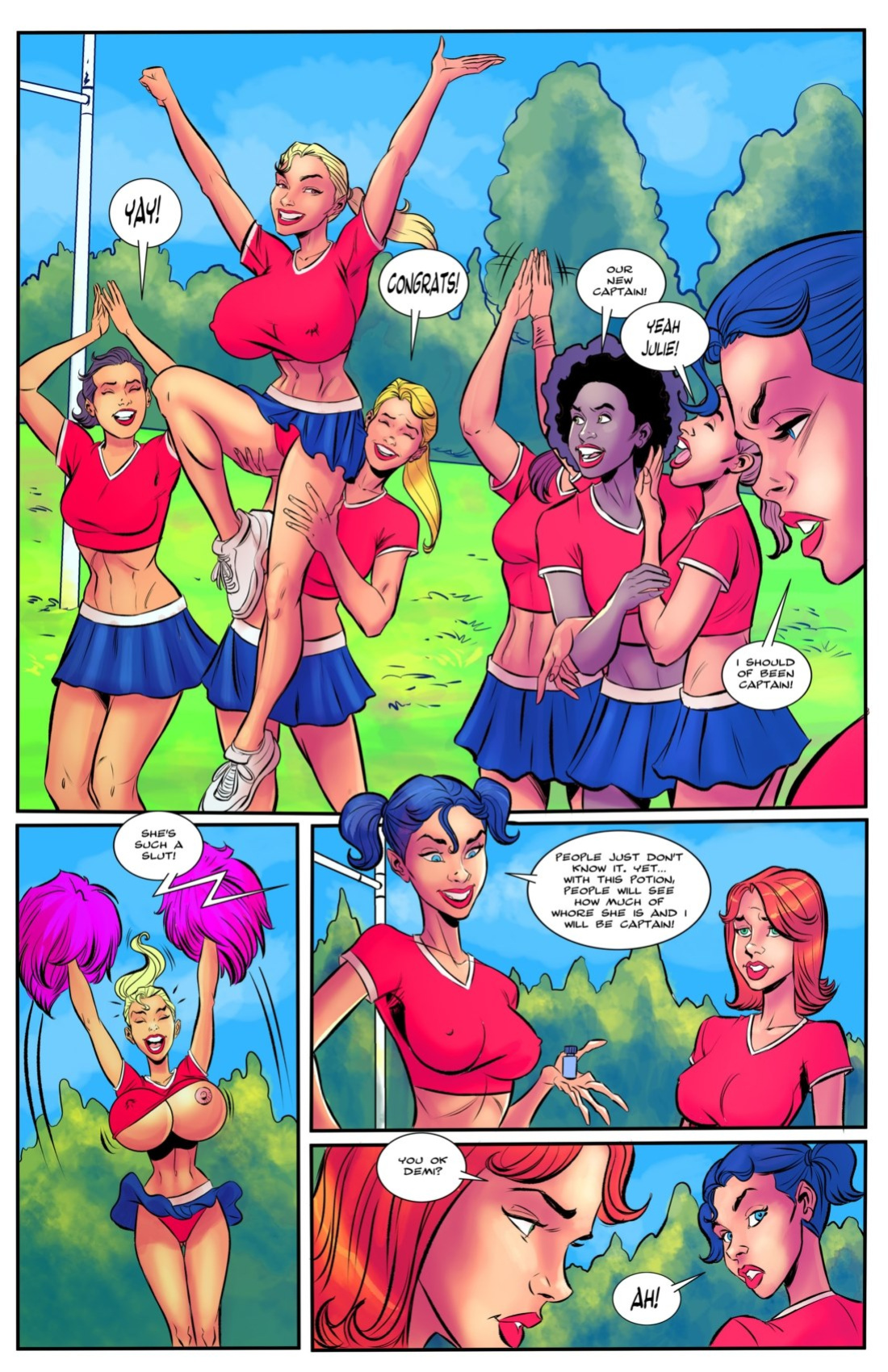 BotComics - Cheer Captain