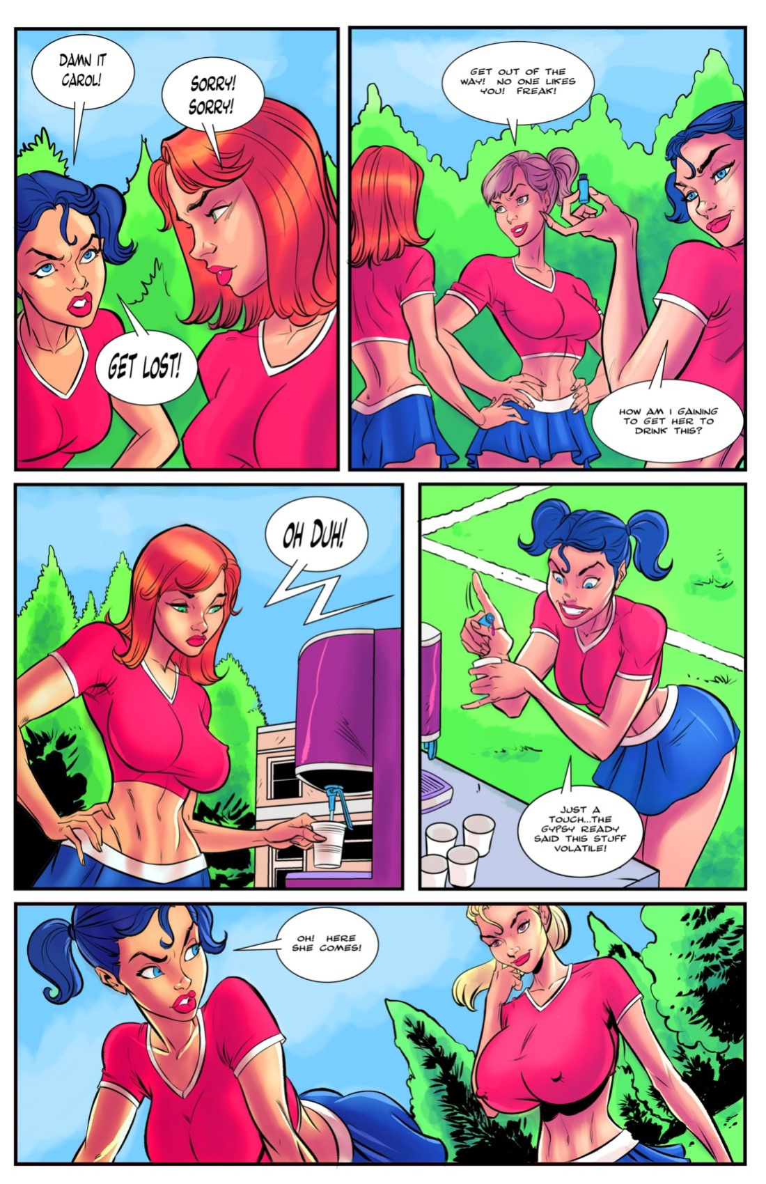 BotComics - Cheer Captain