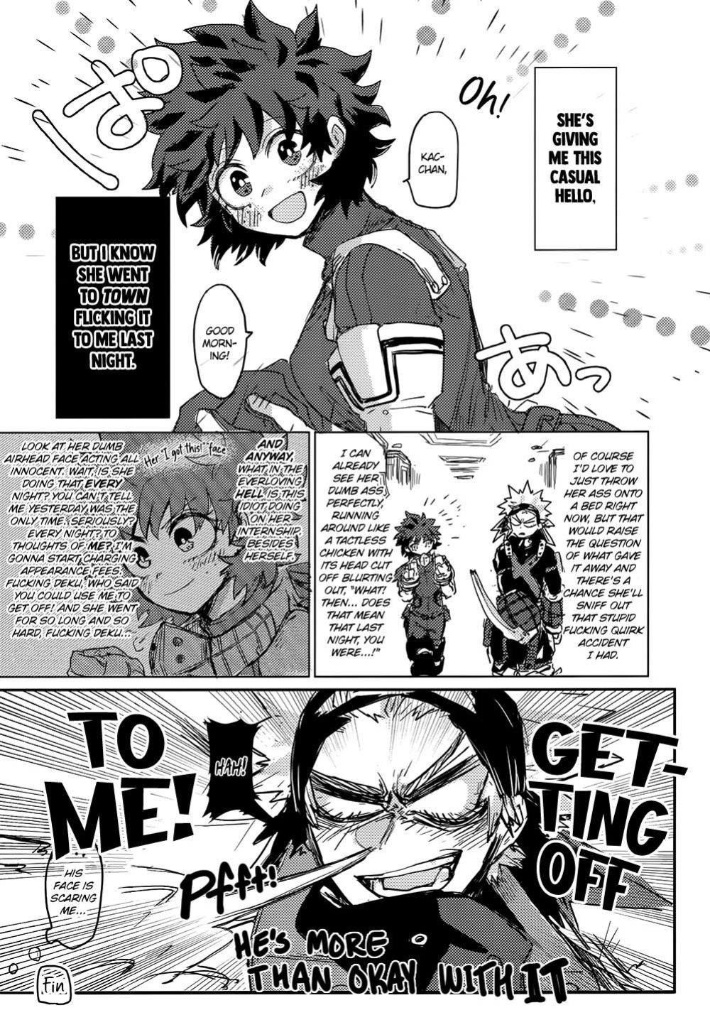 [Kokoro ga Oreteru (Oreta Syashin)] Yamashii Koto wa Nannimo/Absolutely Nothing to Hide (Boku no Hero Academia)english