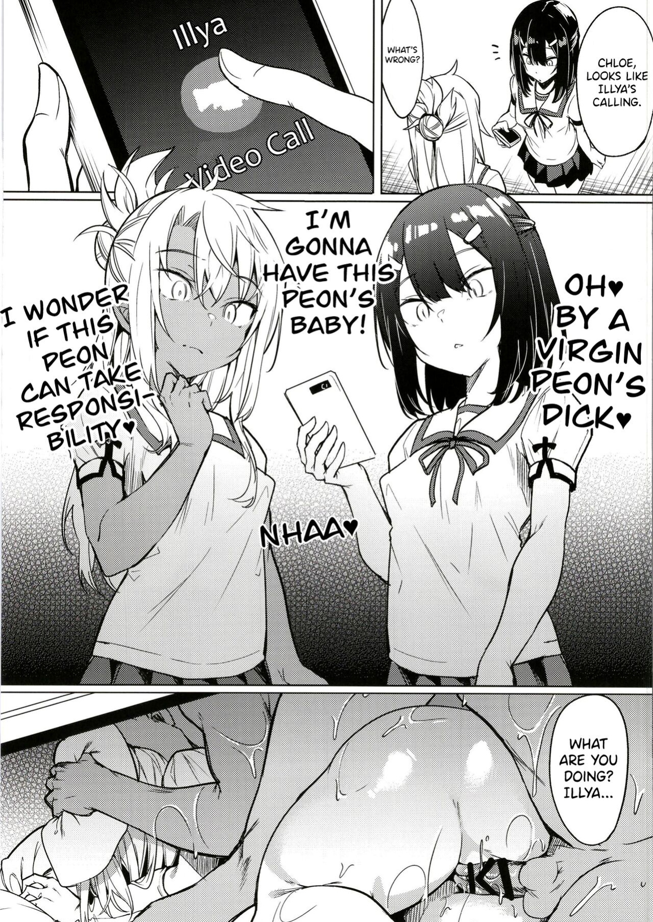 [Wisteria (Fuji-han)] Mesugaki Bitch na Illya-chan to Asobo (Fate/Grand Order) [DKKMD Translations]