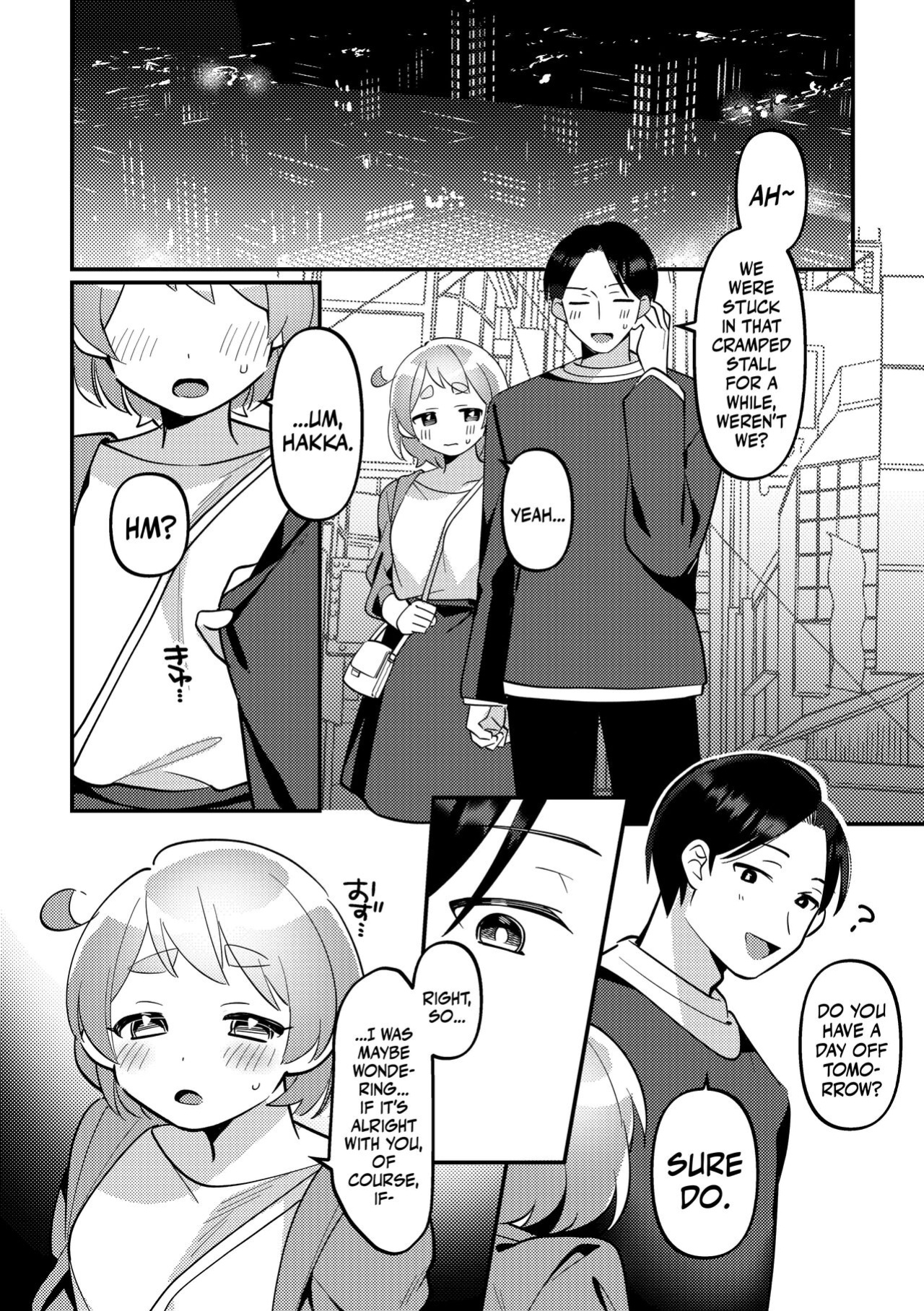 [Toketa Ice no Futa no Ura (Sakuraba Rokusuke)] Deeto-Chuu, Futari de Kossori ××× Suru Kai | Secretly Doing This And That With My Futanari Girlfriend During A Date [Mr_Person]