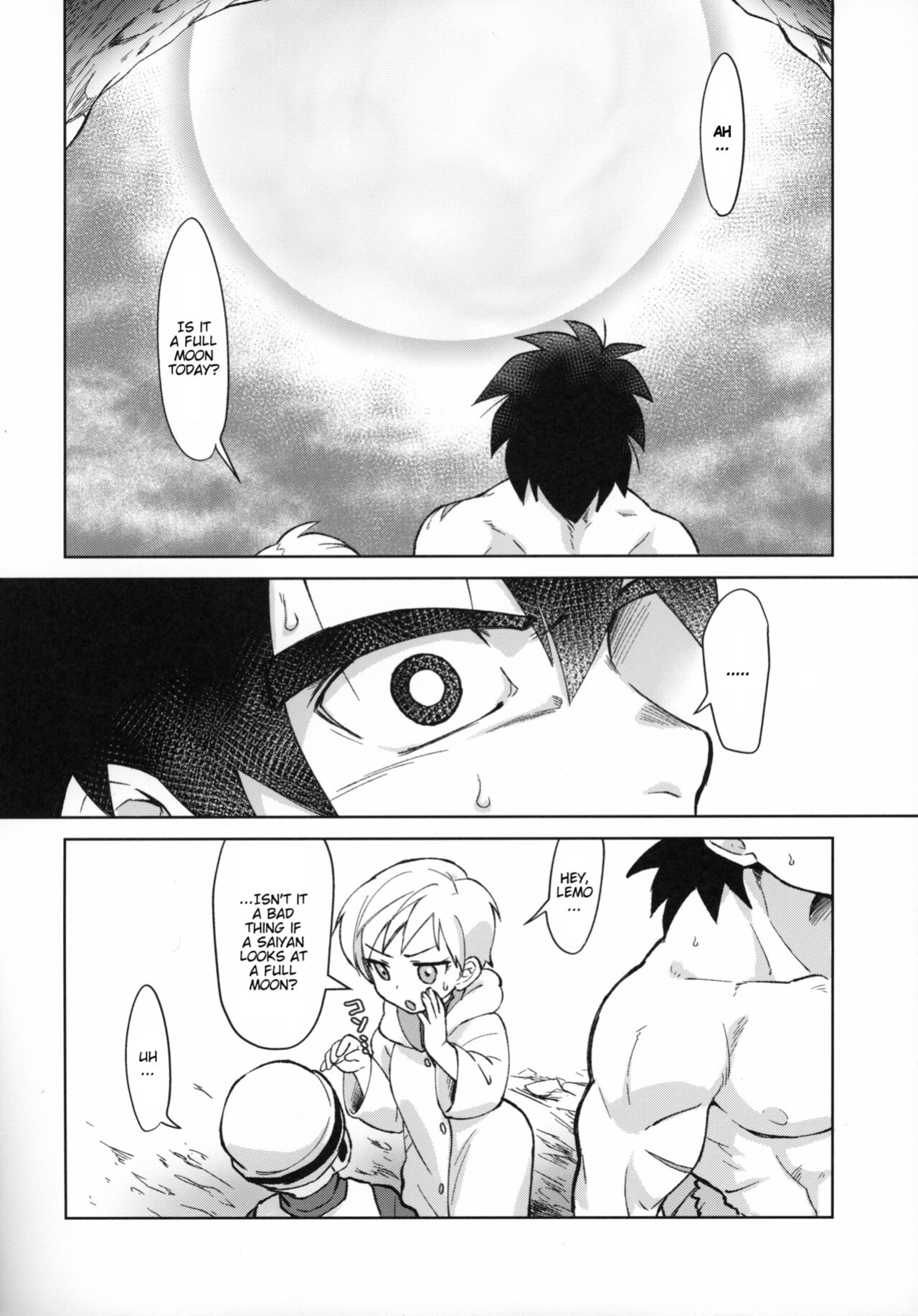 (SPARK14) [Shigureya (Gure)] Tsukiyo ni Kawaku | Thirst on a Moonlit Night (Dragon Ball Super)