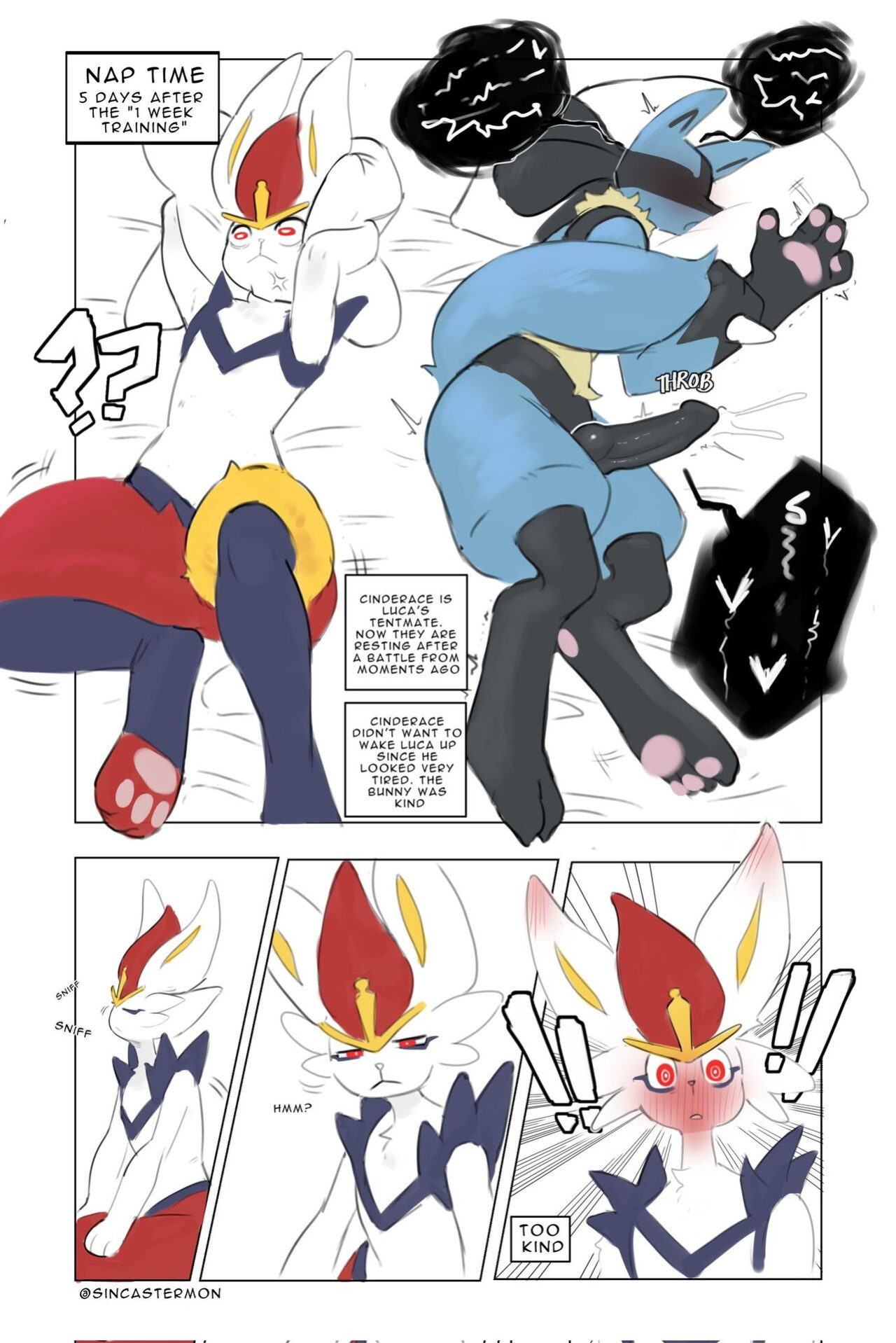 [SinCastermon] Lucario’s training (Pokémon)