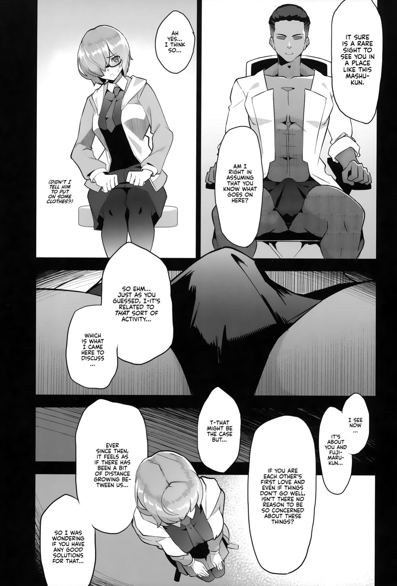(C100) [Puniponya (Kupala)] Mashu, Ganbarimasu | Mashu is Trying Her Best (Fate Grand Order) [Kyuume]