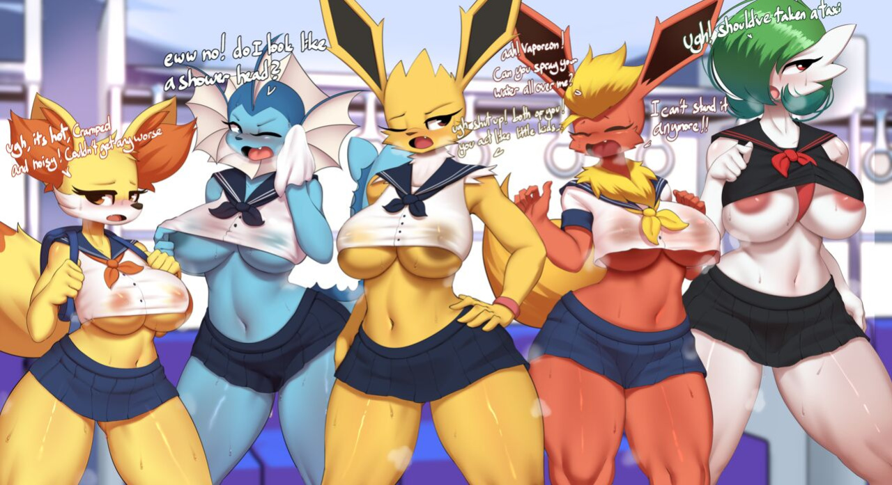 Burgerkiss Train Girls - Part 3 Group Shots + Background Girls (Bonus)