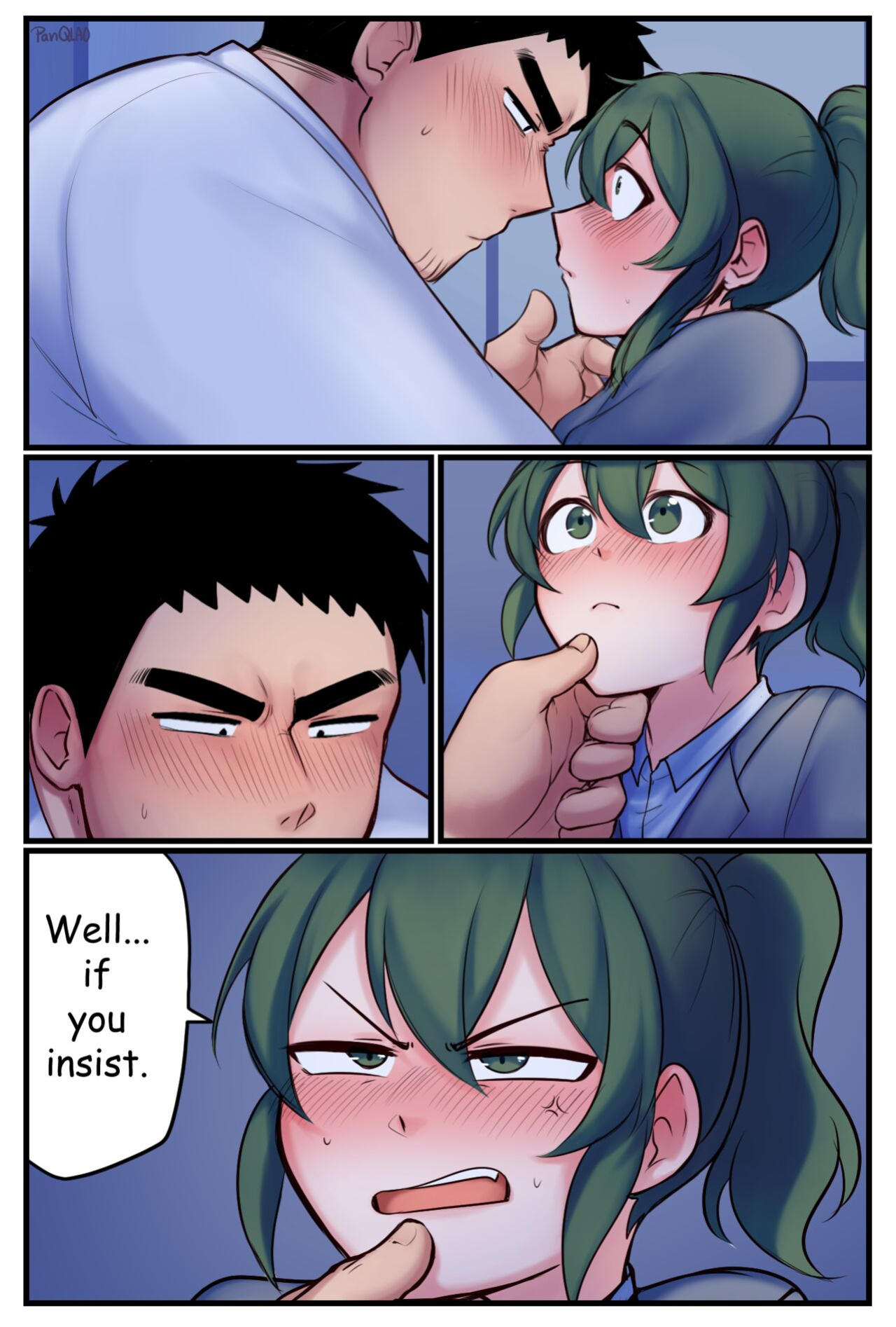 [PanQLAO] Night at the Office (My Senpai is Annoying! | Senpai ga Uzai Kouhai no Hanashi)