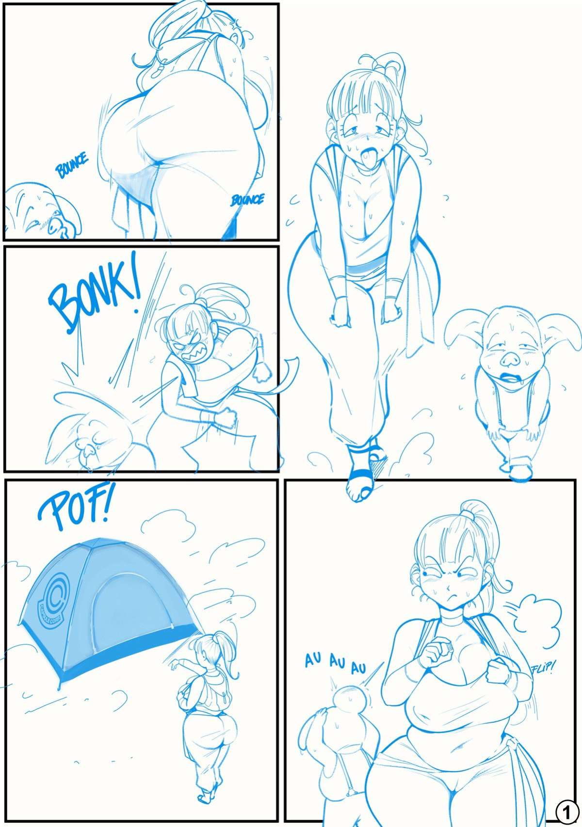 [BitterCream] Young Bulma X Oolong