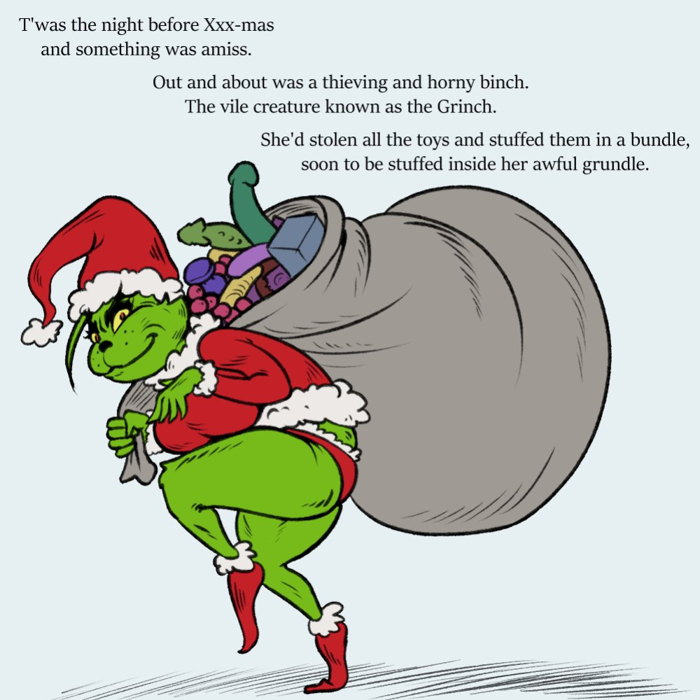 [Pixxxel] T'was the Night before Xxx-mas... (How the Grinch stole Christmas)