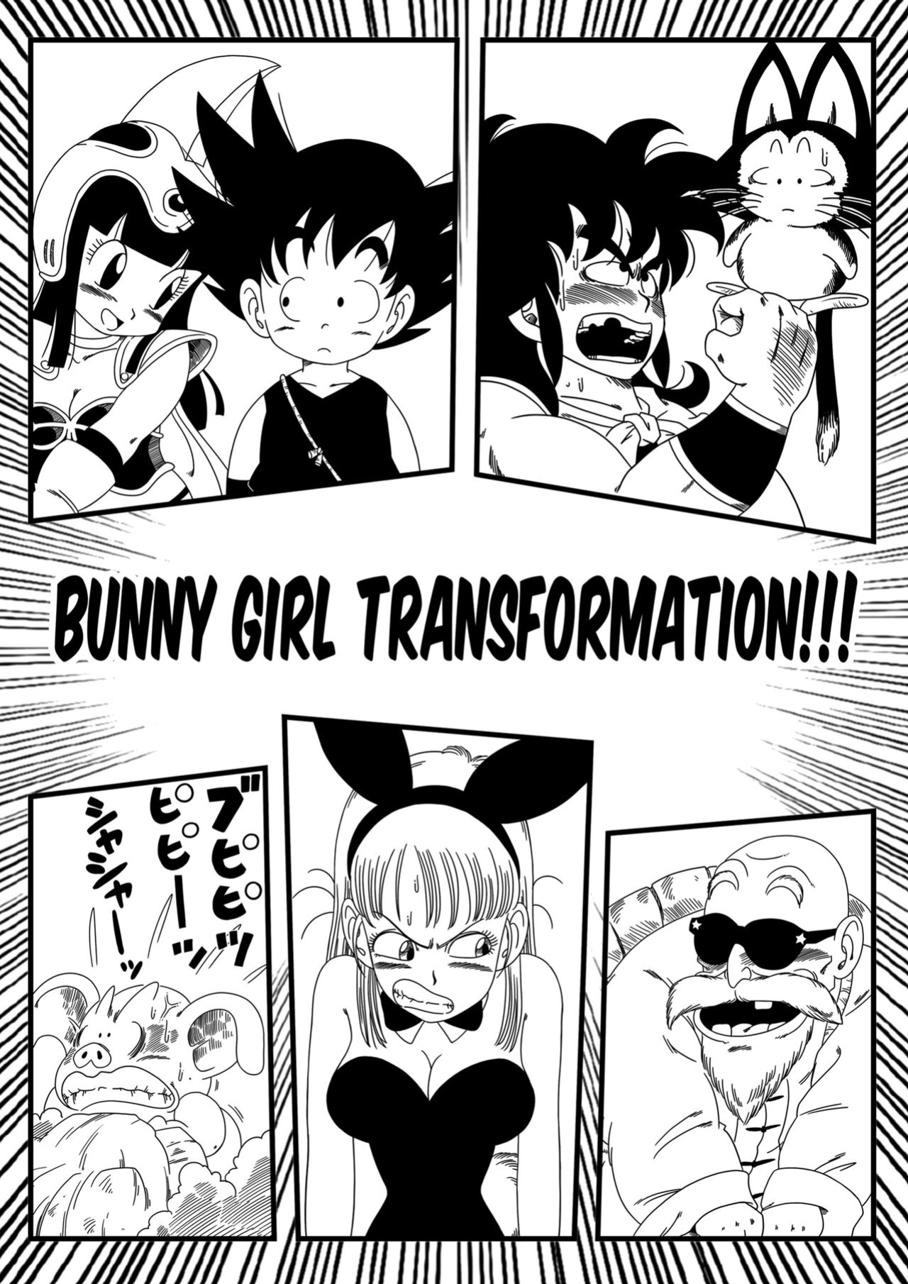 [Yamamoto] Bunny Girl Transformation [Colorized]