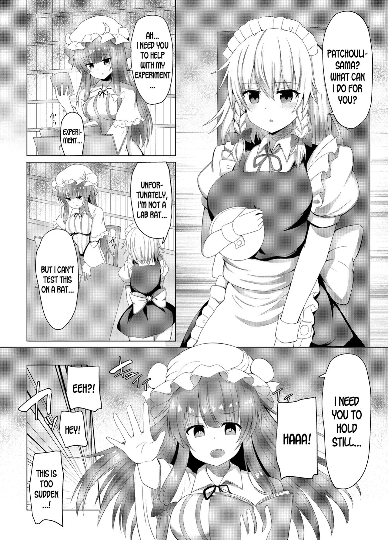 [tomikadou (tksand)] Patchouli no Jikken de Succubus ni Natta Sakuya-san (Touhou Project) [desudesu]