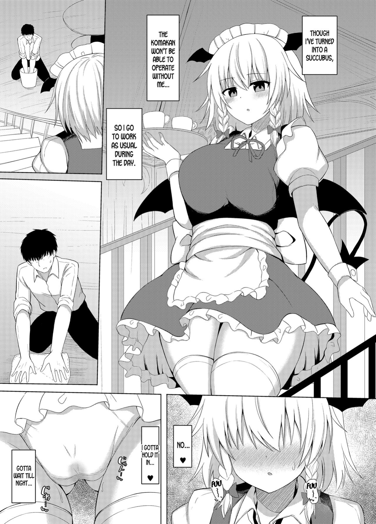 [tomikadou (tksand)] Patchouli no Jikken de Succubus ni Natta Sakuya-san (Touhou Project) [desudesu]