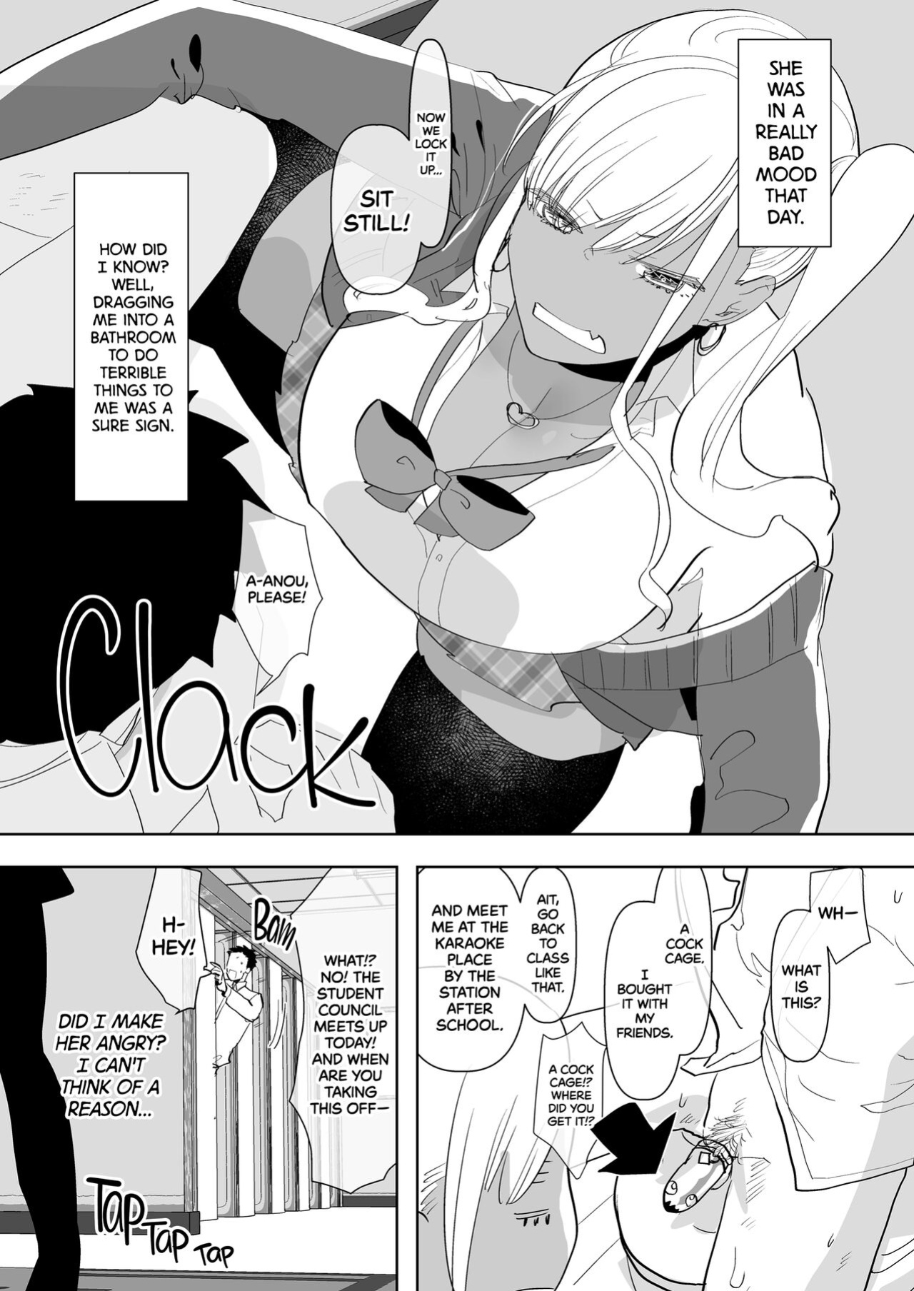 [Aimaitei (Aimaitei Umami)] Kigen no Warui Kuro Gal Futanari Kanojo ni Karaoke ni Yobidasareta Kekka... | What Happens When Your Tan Gyaru Futa Girlfriend Is in a Bad Mood and Invites You To Karaoke...