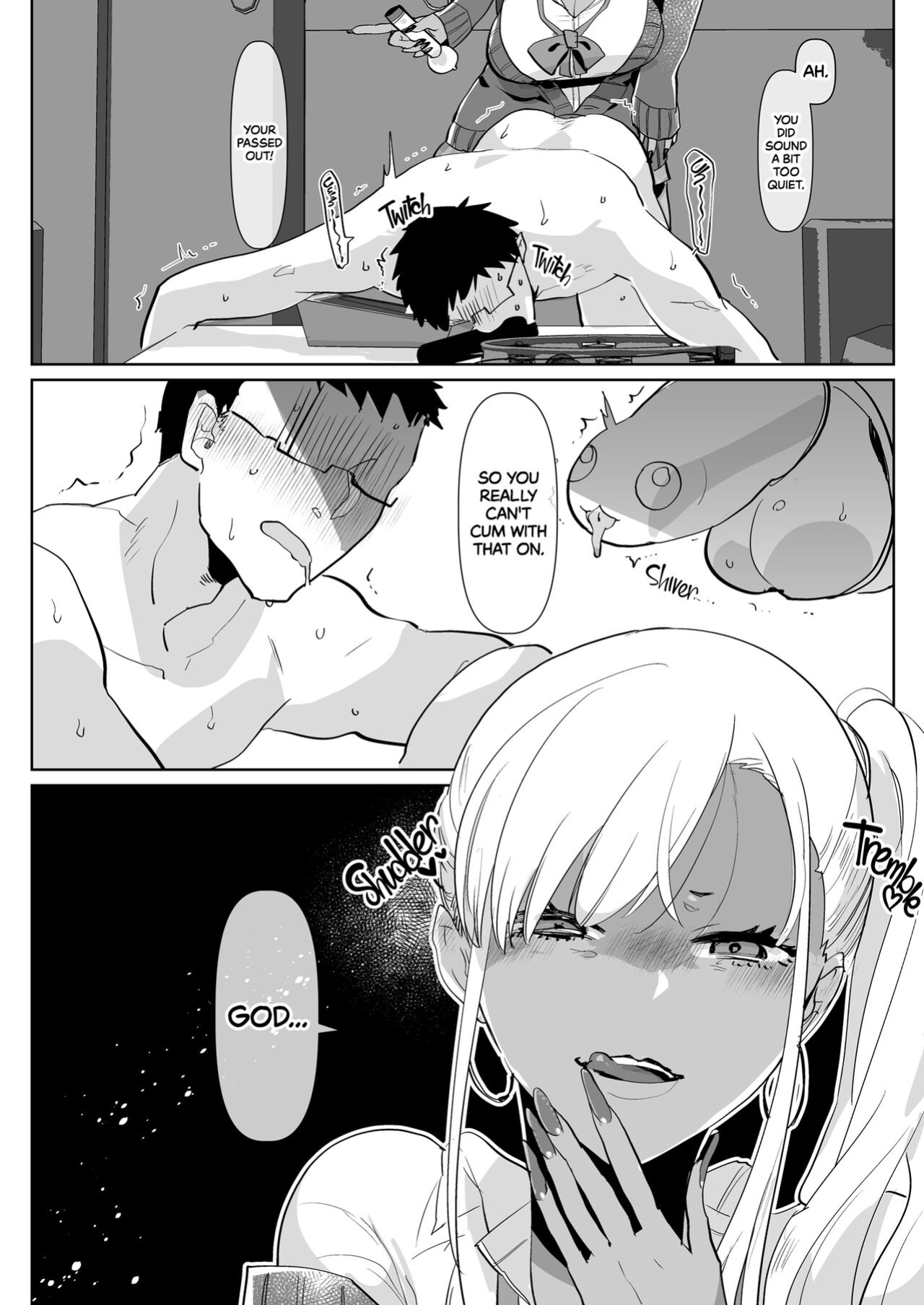 [Aimaitei (Aimaitei Umami)] Kigen no Warui Kuro Gal Futanari Kanojo ni Karaoke ni Yobidasareta Kekka... | What Happens When Your Tan Gyaru Futa Girlfriend Is in a Bad Mood and Invites You To Karaoke...