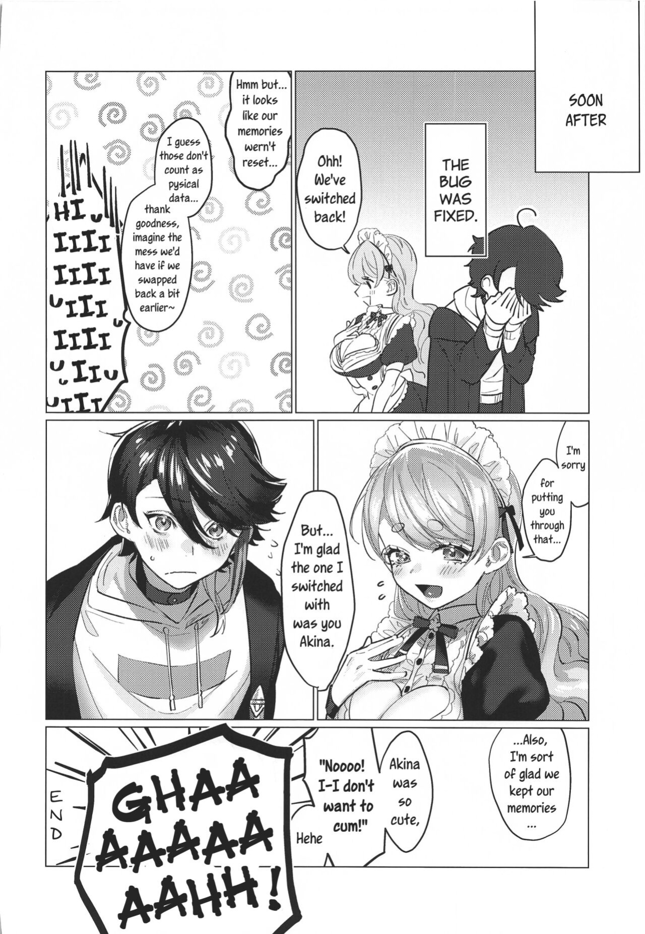 (#Nijisousaku 4) [Kore Owattara Yakiniku Ikuwa (Kinomoto)] Sensitive Change! (Aizono Manami, Saegusa Akina)