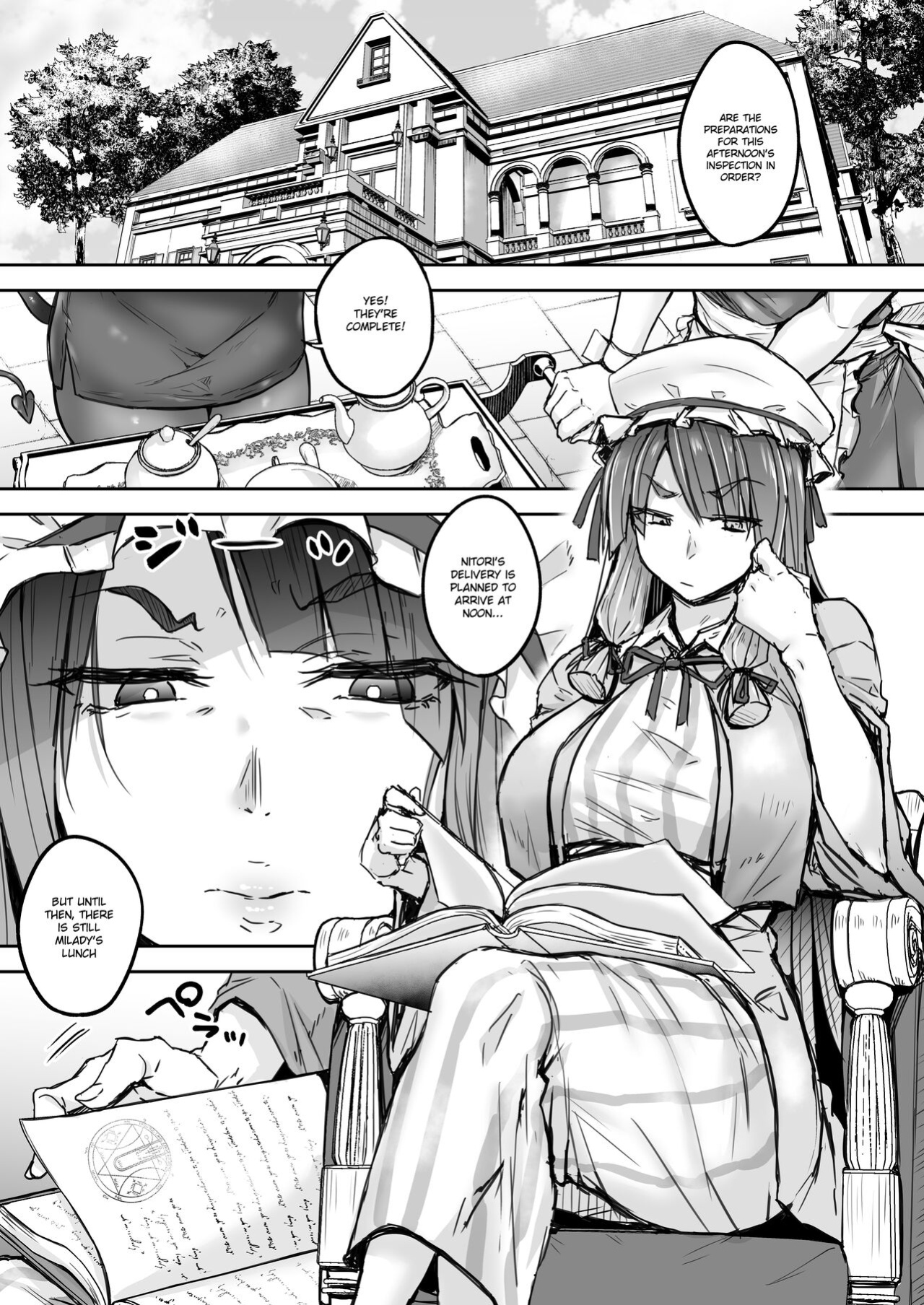 [Yatsuki Hiyori] Futanari Daitoshokan ga Gihindai de Onaru Hanashi (Touhou Project)