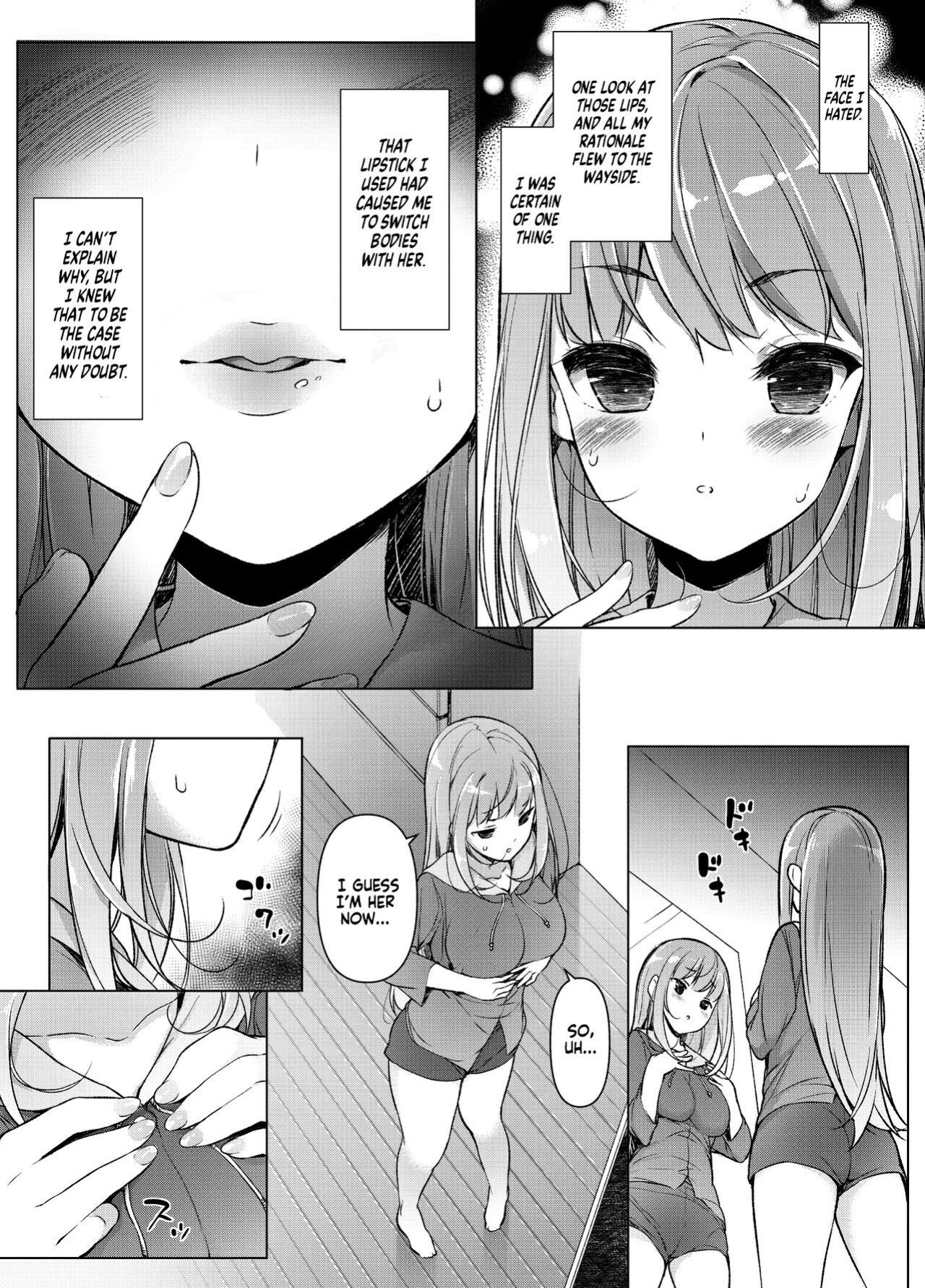 [Massaratou (Motomushi)] Watashi wo Baka ni Shita Onna ni Natta | I Swapped Bodies With My Bully [Xzosk]