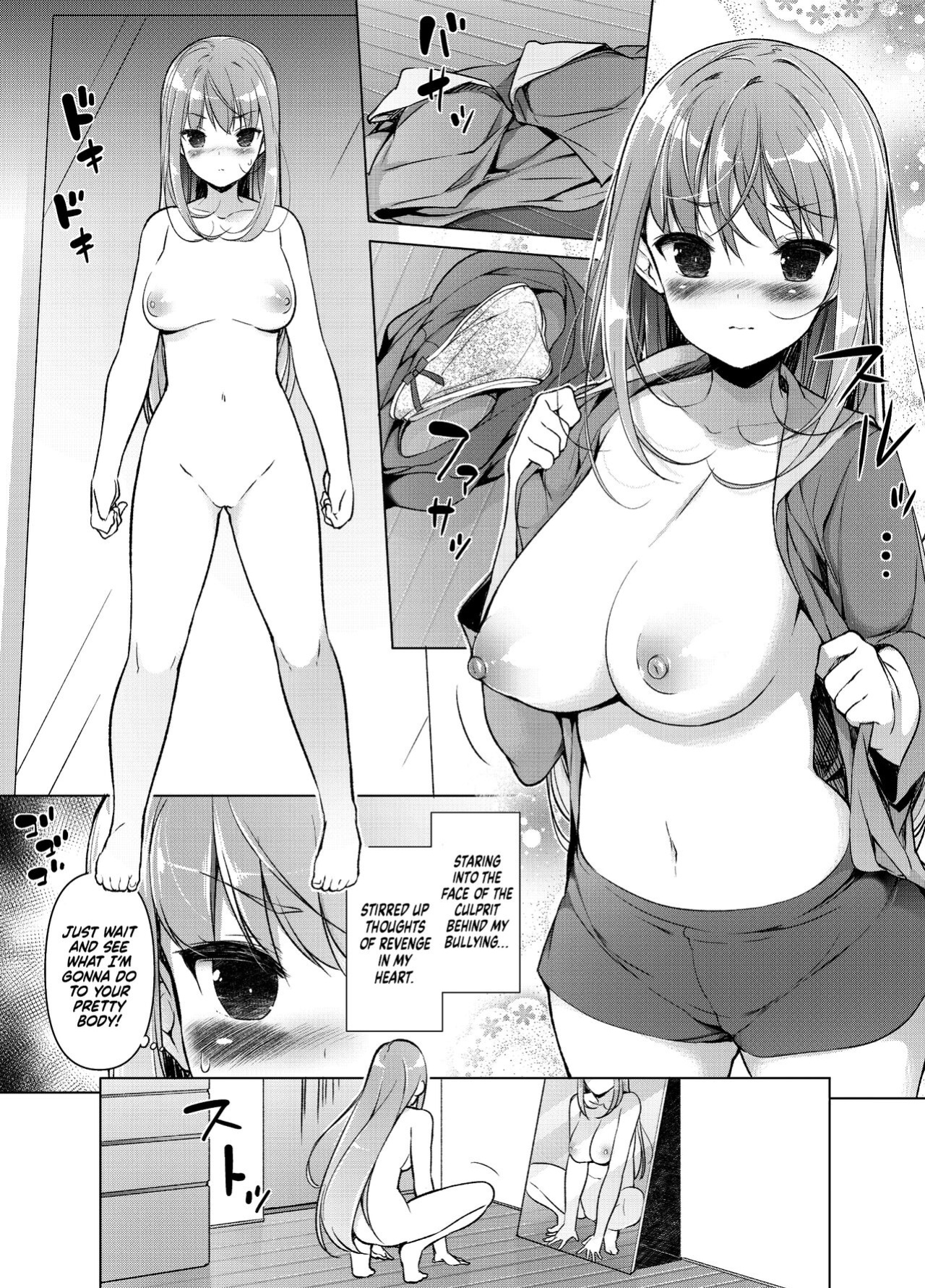 [Massaratou (Motomushi)] Watashi wo Baka ni Shita Onna ni Natta | I Swapped Bodies With My Bully [Xzosk]