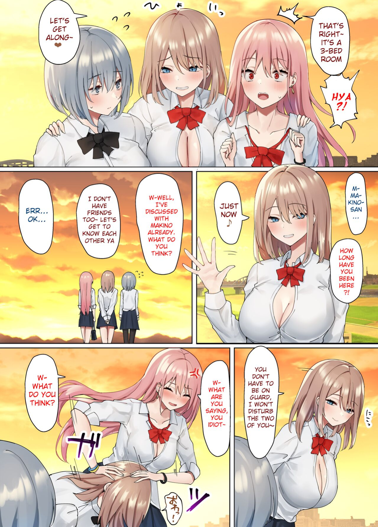 [Pirio Destruction (Piripun)] Ijimerarekko no Nekura Onna ga Jitsu wa Dohentai de Ijimekko no Ubu na Gal ni Shikaeshi o Suru Yuri 3 [SquigglesJP]