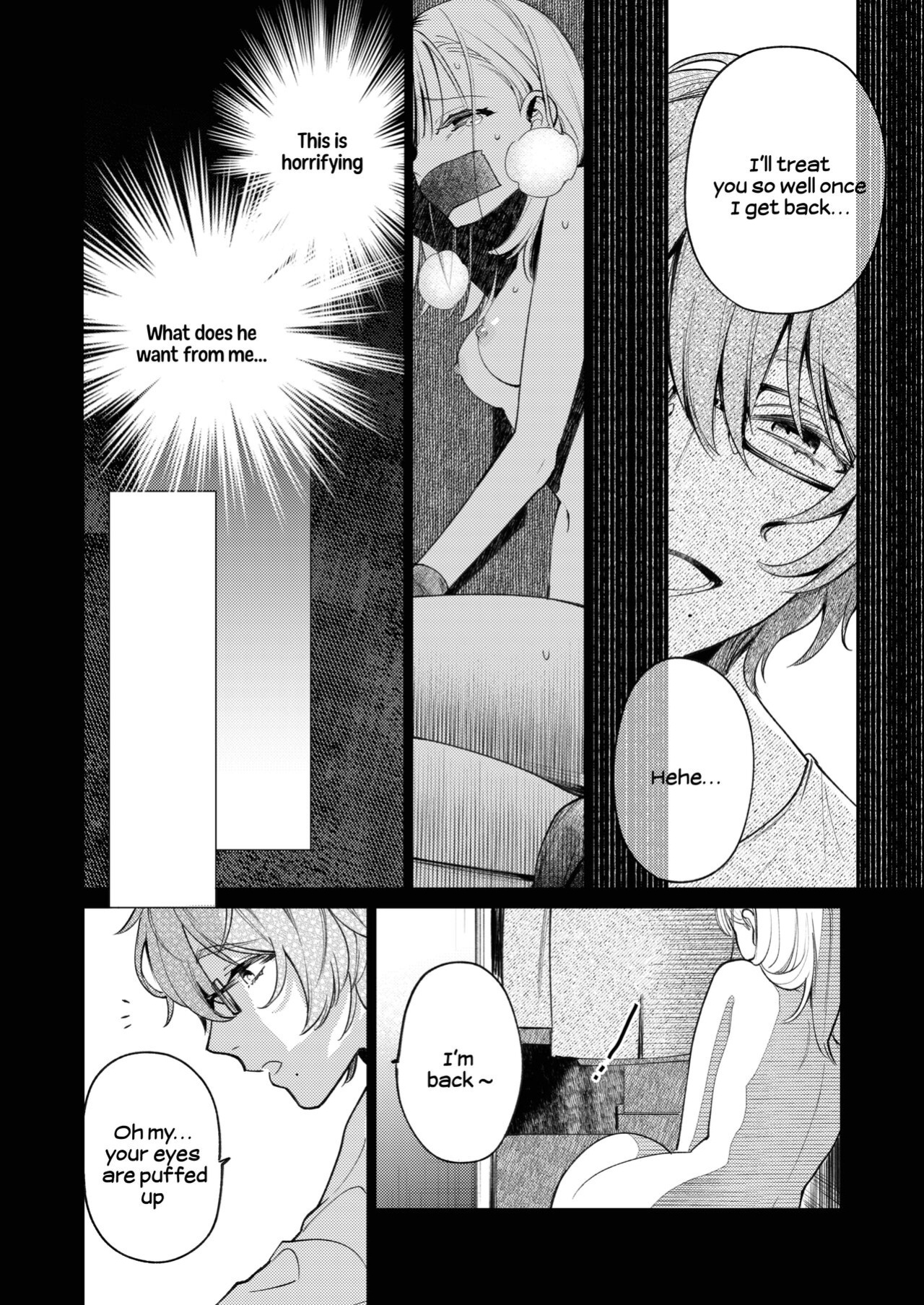 [parasite garden (Uruh Akua)] 203-gou no Rinjin wa Kagitaba Hitotsu Nokoshite Kieta. | The Neighbor in Room 203 Disappeared Leaving a Key Behind. [Painful Nightz]