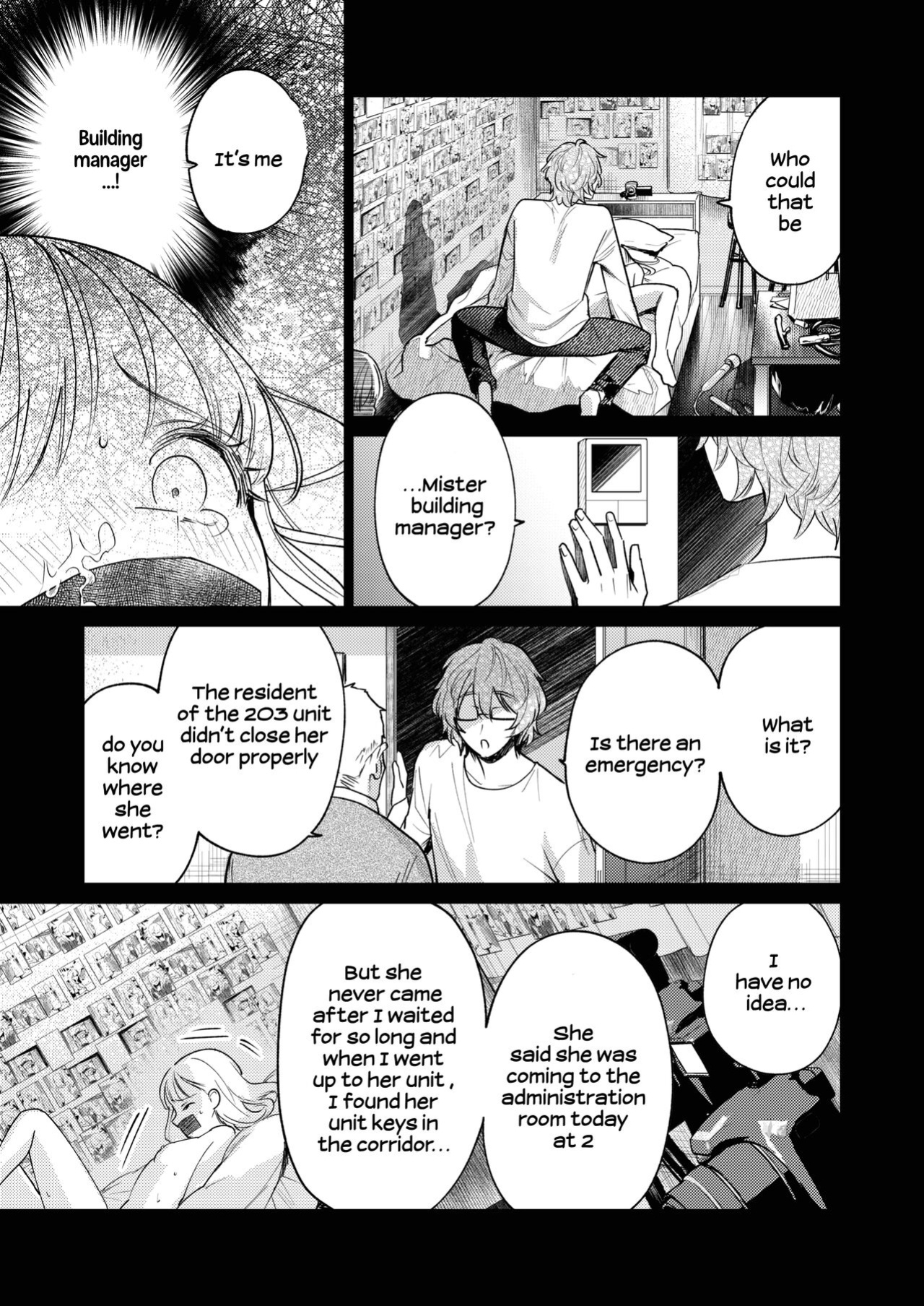 [parasite garden (Uruh Akua)] 203-gou no Rinjin wa Kagitaba Hitotsu Nokoshite Kieta. | The Neighbor in Room 203 Disappeared Leaving a Key Behind. [Painful Nightz]
