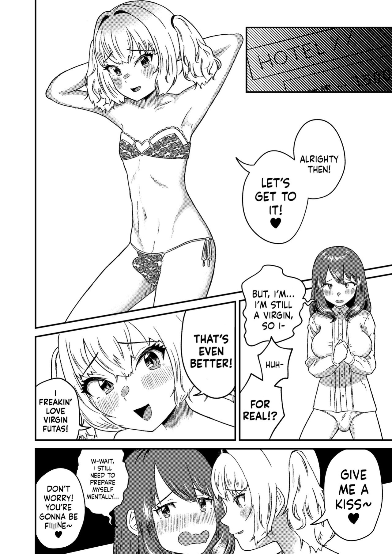 [Hyper Grown Tea (Nuwara Gray)] Mesu Gal Otokonoko ga Futanari Onee-san ni Wakarasarechau...! | A Bitchy Femboy Gyaru Comes To 'Understand' A Futanari Onee-san! [Mr_Person]