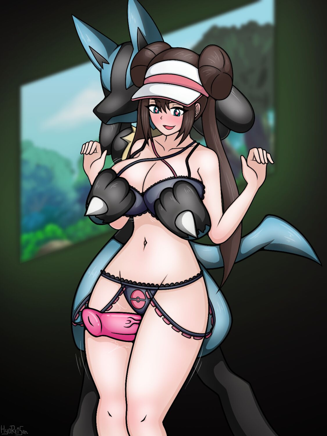 [HyoReiSan] Rosa and Lucario (Pokemon)