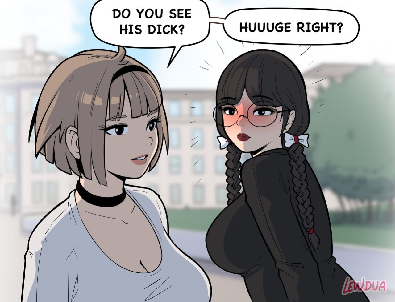 [Lewdua] Watching videos at school
