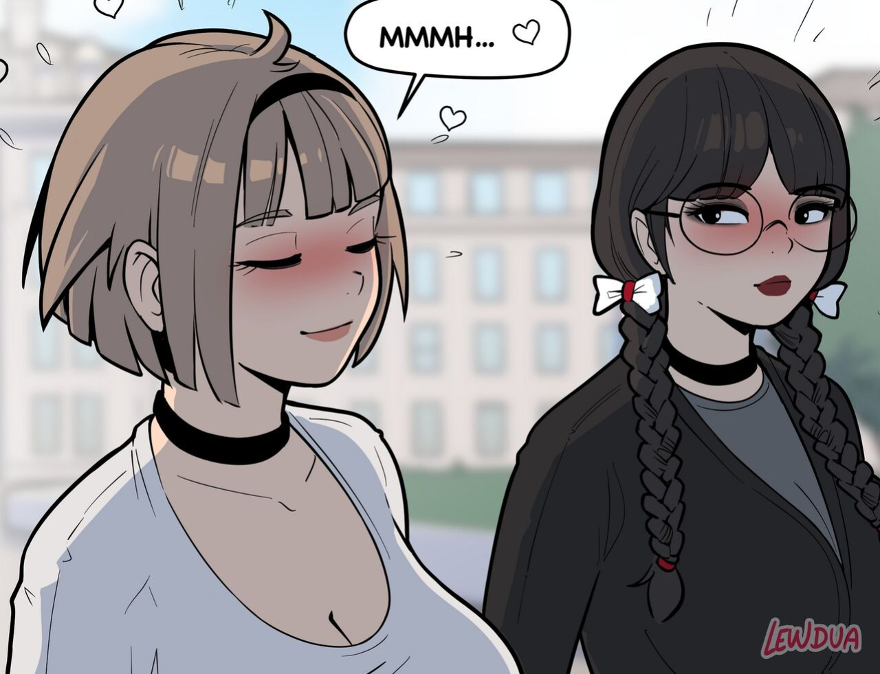 [Lewdua] Watching videos at school