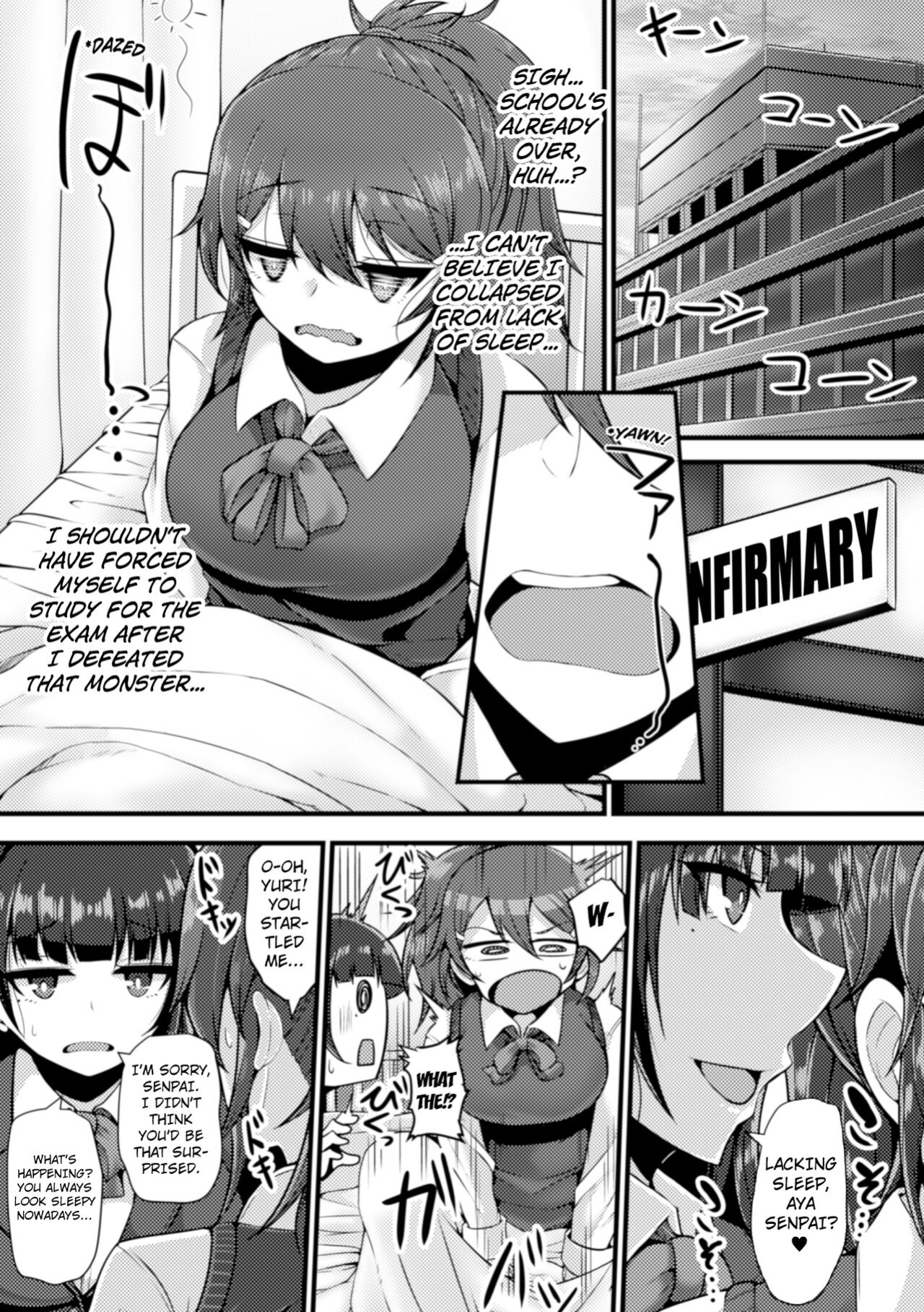 [Takanotume] Mahou Shoujo wa Inma Kaizou no Yume o Miru ka? | Does the Magical Girl Dream About Being Turned Into a Succubus? (2D Comic Magazine Capsule Kan Seigi no Heroine Mesu Ochi Jikken! Vol. 2) [Kuraudo]