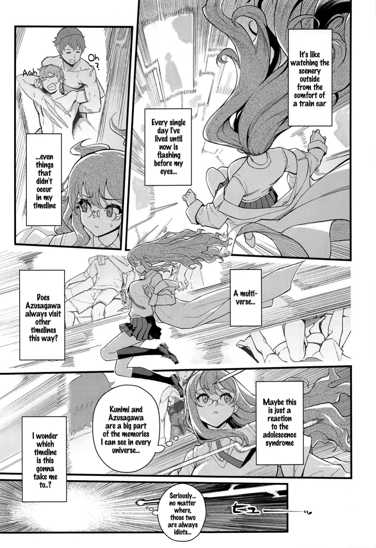 (C100) [Kayoudou (Matsuka)] MULTI REALITY (Seishun Buta Yarou wa Bunny Girl Senpai no Yume o Minai) [SDTLs]