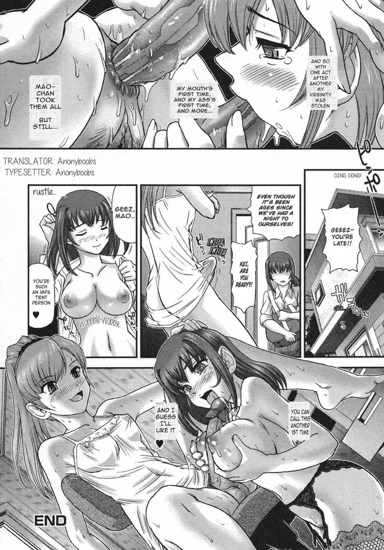 [Q] Boku no First XX (Nyotaika Dynamites! 4) [Anonyboobs]