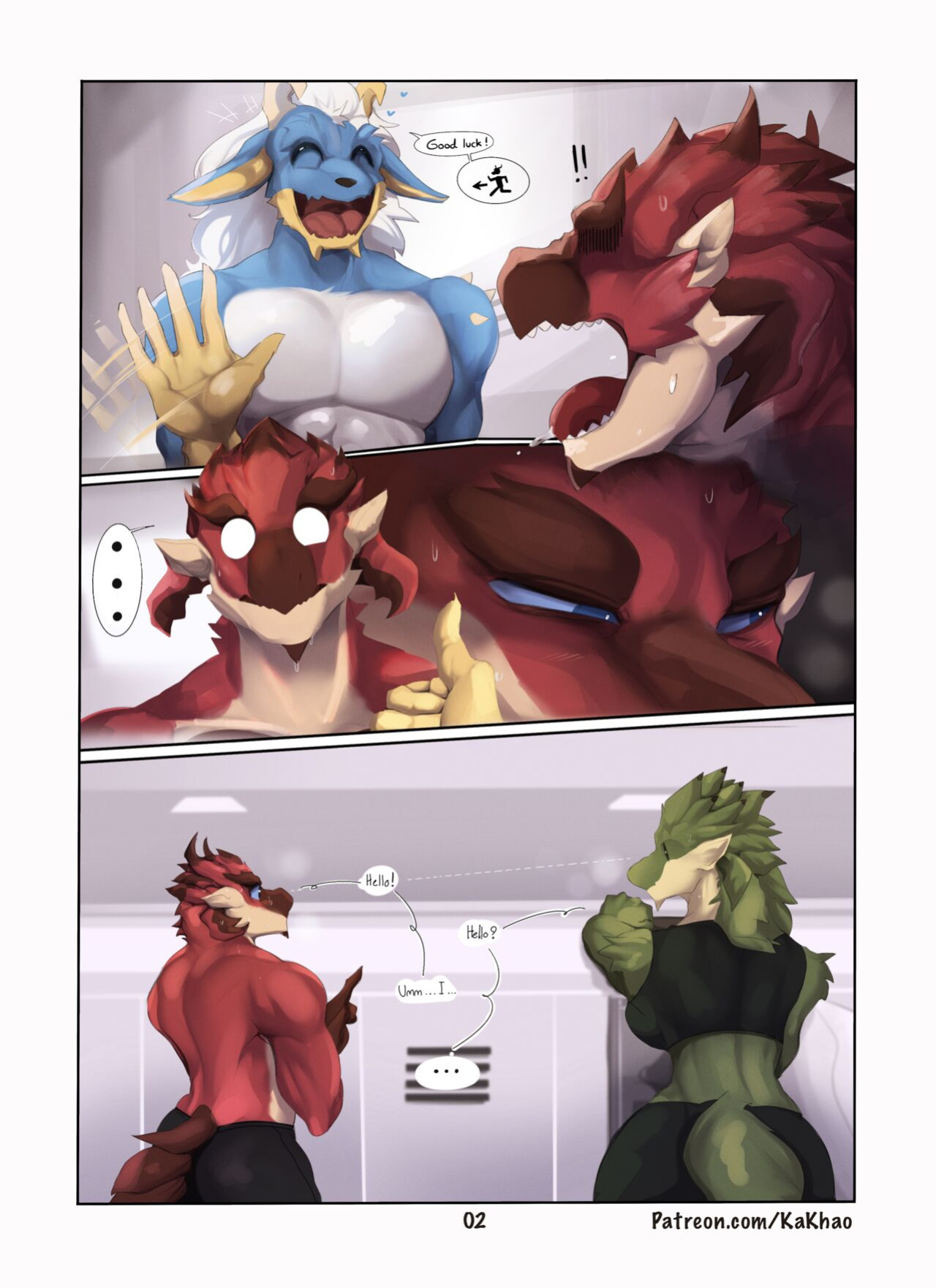 [Kakhao] After gym: Rathian&Rathalos