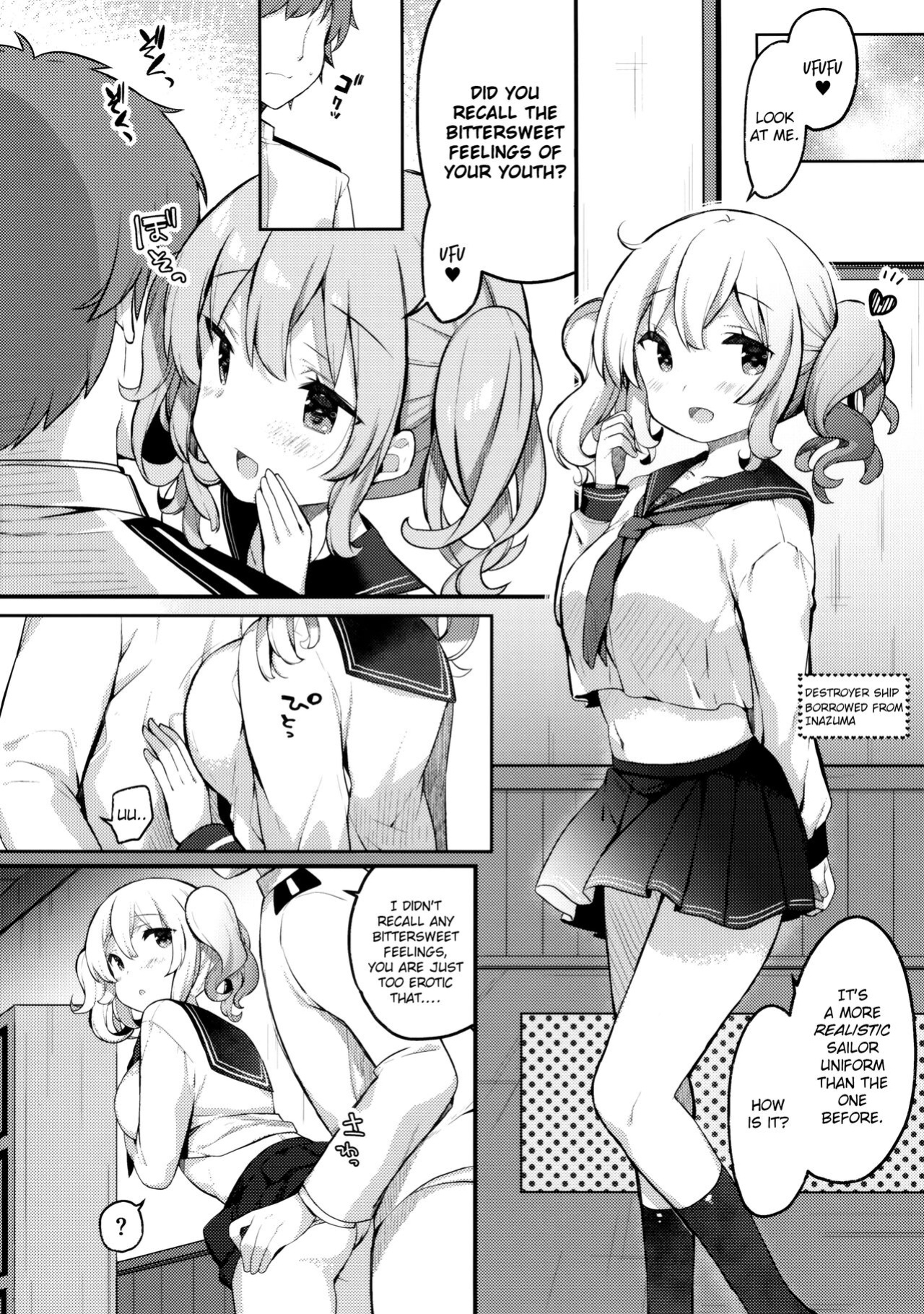 (C96) [mocha*2popcorn (Kibii Mocha)] Sailor Cosplay Kashima-chan (Kantai Collection -KanColle-) [Hikura Scans]
