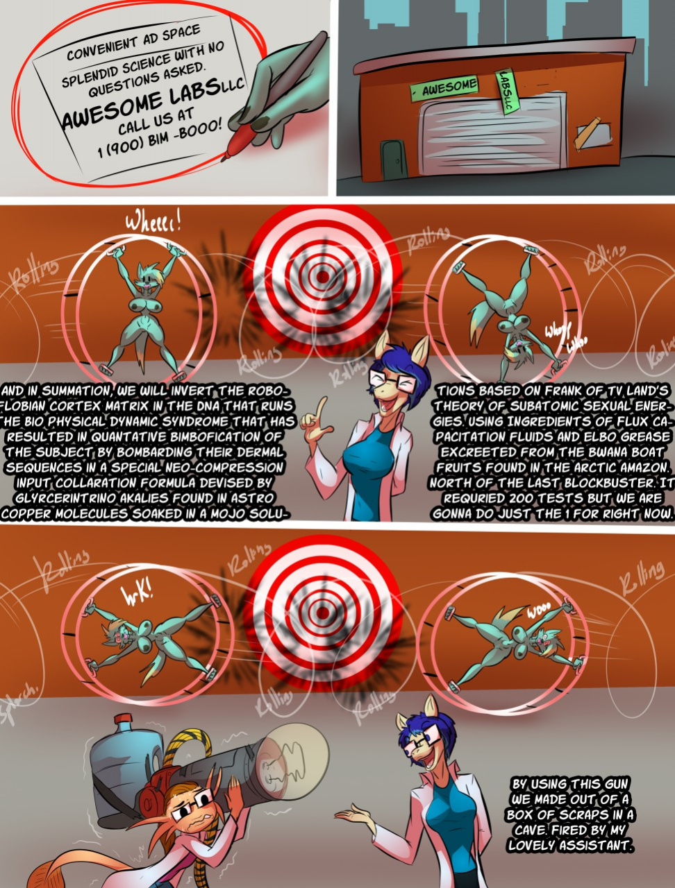 [TheBigBadWolf01] Tenkoman Comic 3: Attack of the Sexalotl (complete)