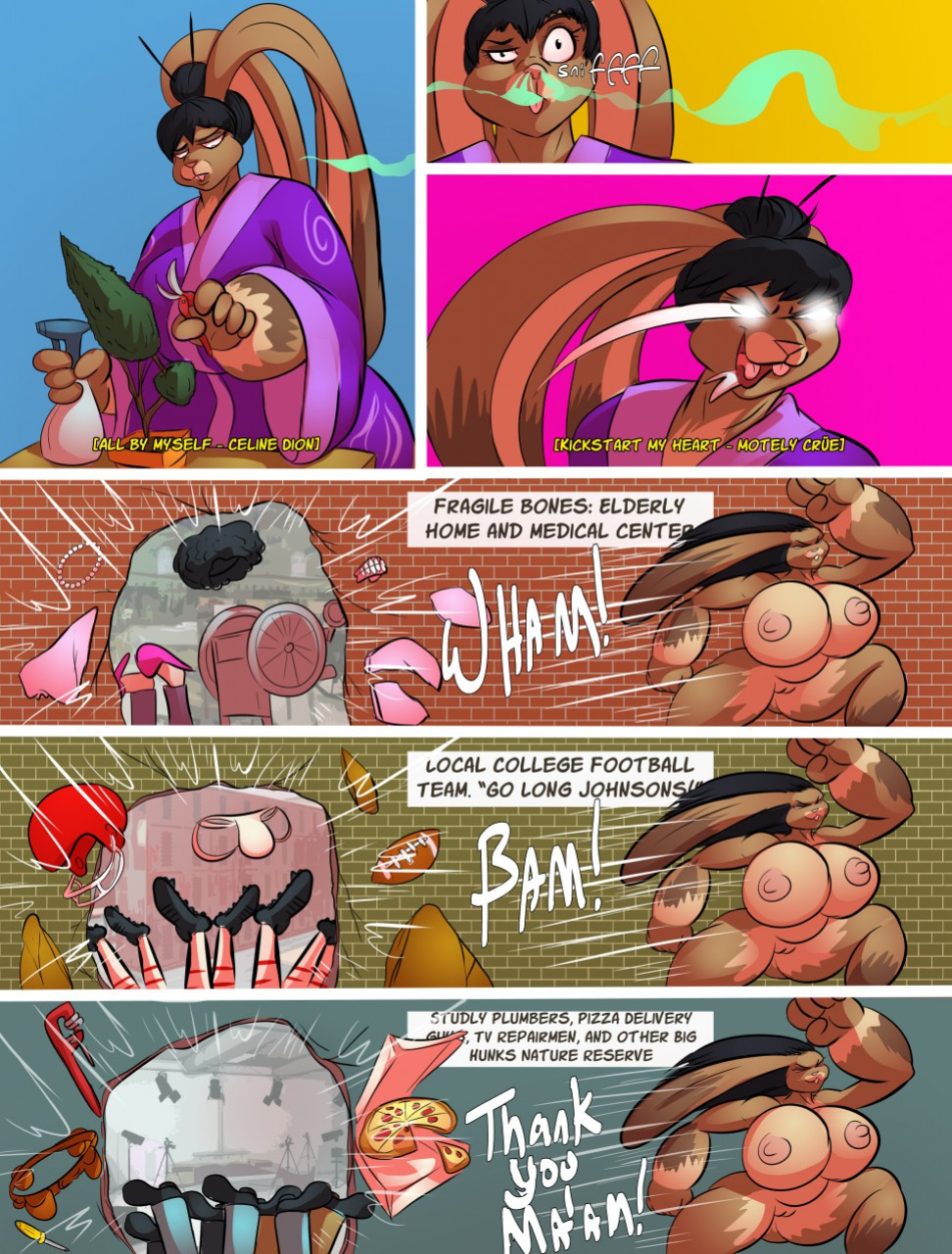 [TheBigBadWolf01] Tenkoman Comic 3: Attack of the Sexalotl (complete)