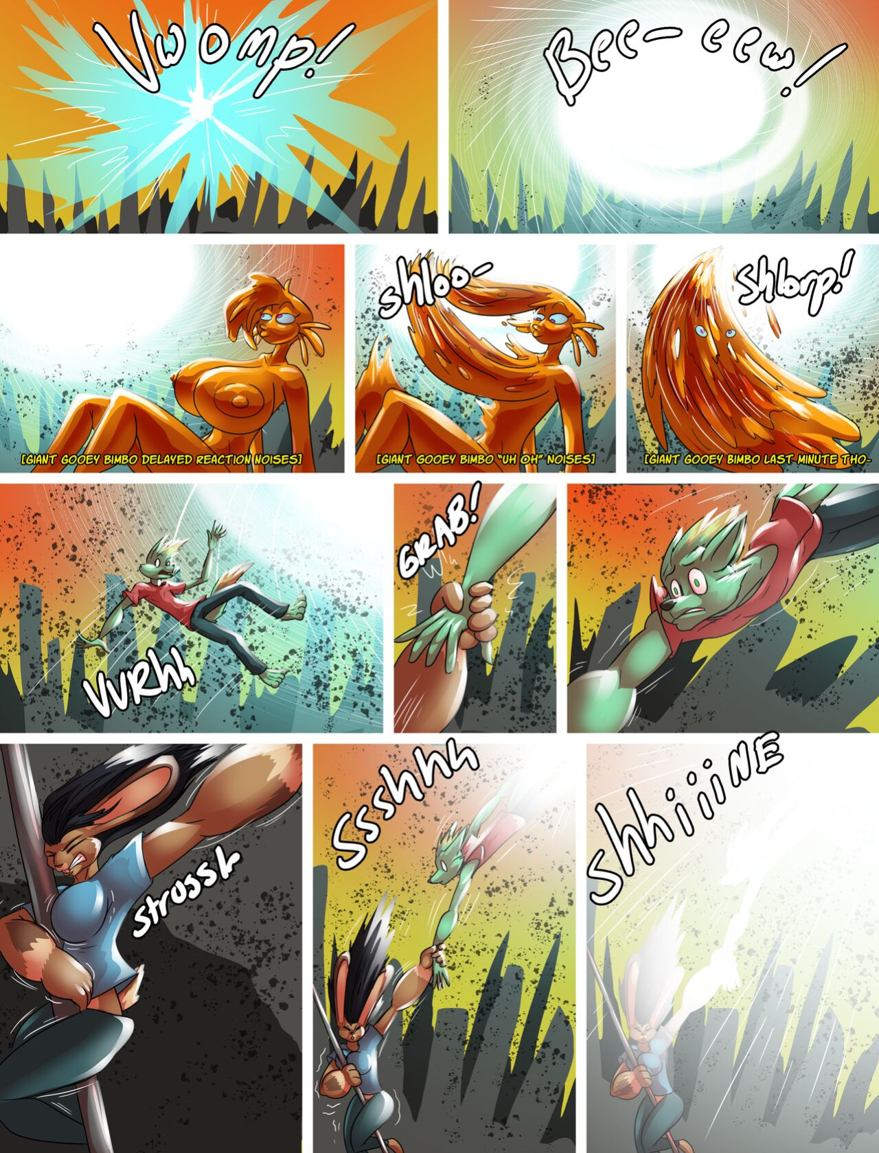 [TheBigBadWolf01] Tenkoman Comic 3: Attack of the Sexalotl (complete)