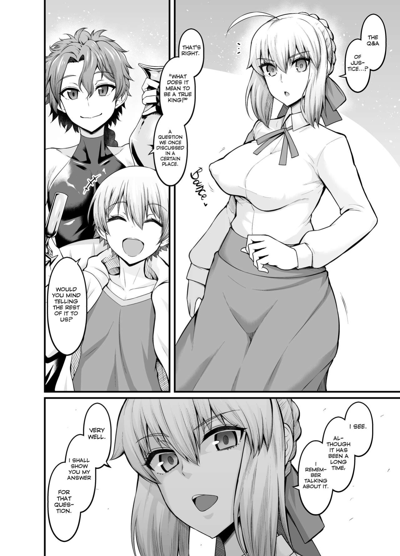 [Ankoman] Artoria (Saber), Seihai Mondou Futatabi (Fate Grand Order) [hardcase8translates]