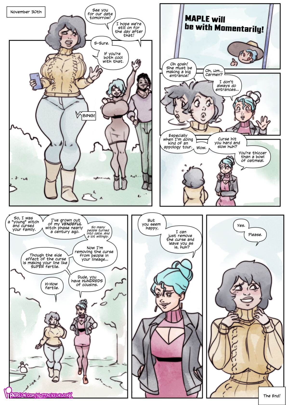 [Notzackforwork] The Curse of Womanhood