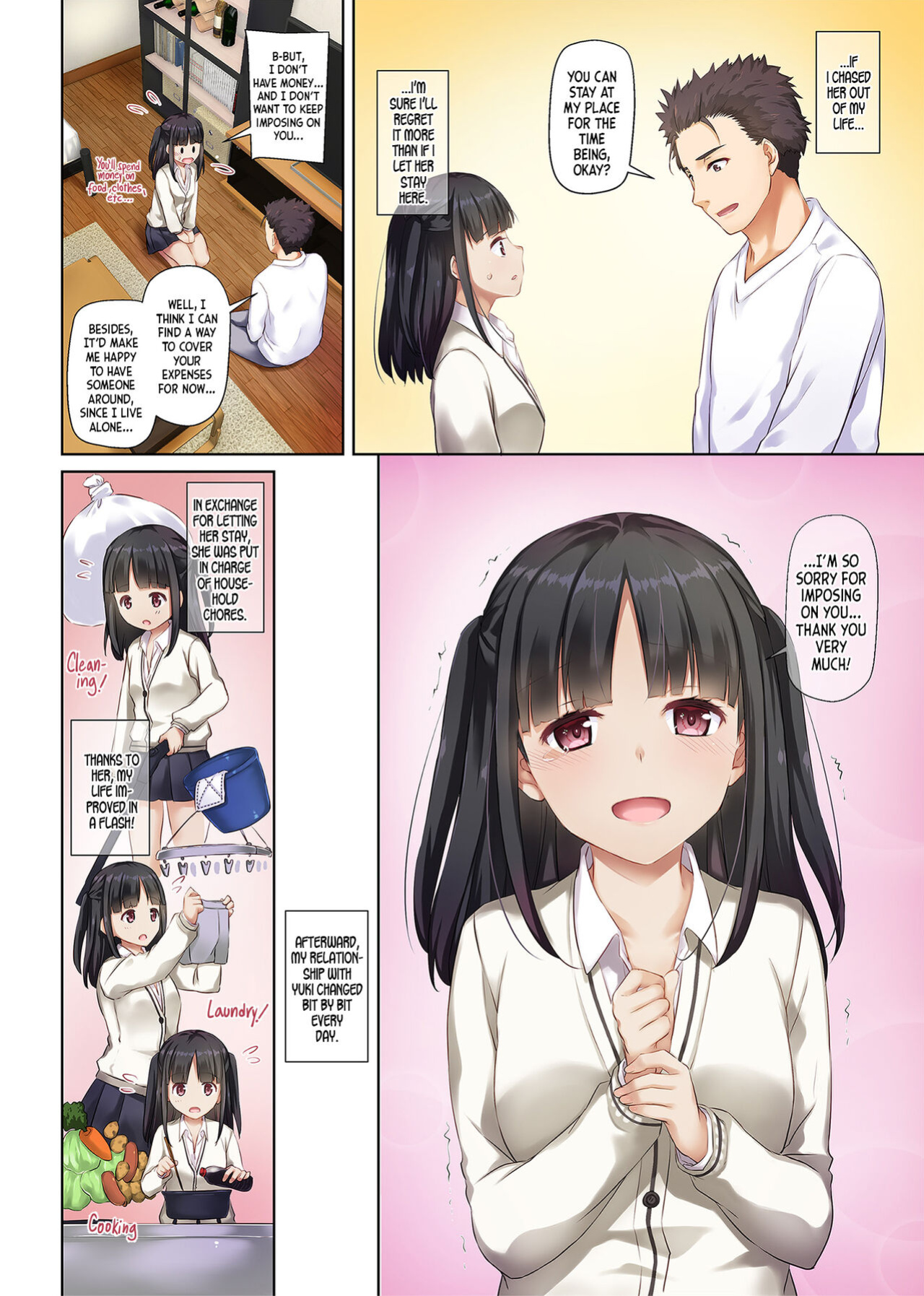 [Digital Lover (Nakajima Yuka)] Wakeari Shoujo to Dousei Seikatsu DLO-11 | Living Together with a Runaway Girl DLO-11 [Team Rabu2]